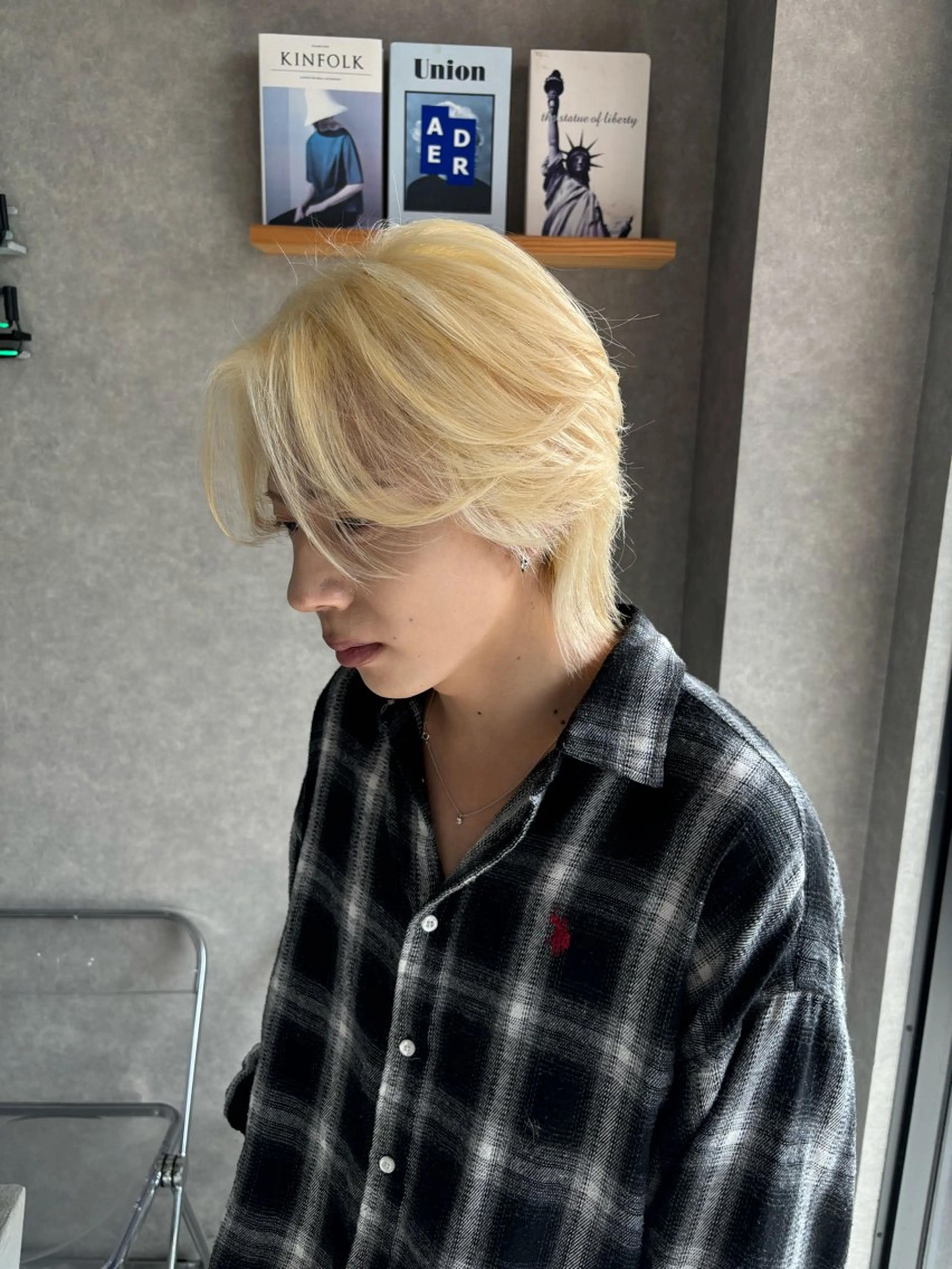 【メンズカット】✨＋【ホワイトブリーチ（ケアブリーチ2回）】✨＋【オンカラー】＋ケアトリートメント☀️【メンズ限定】の写真