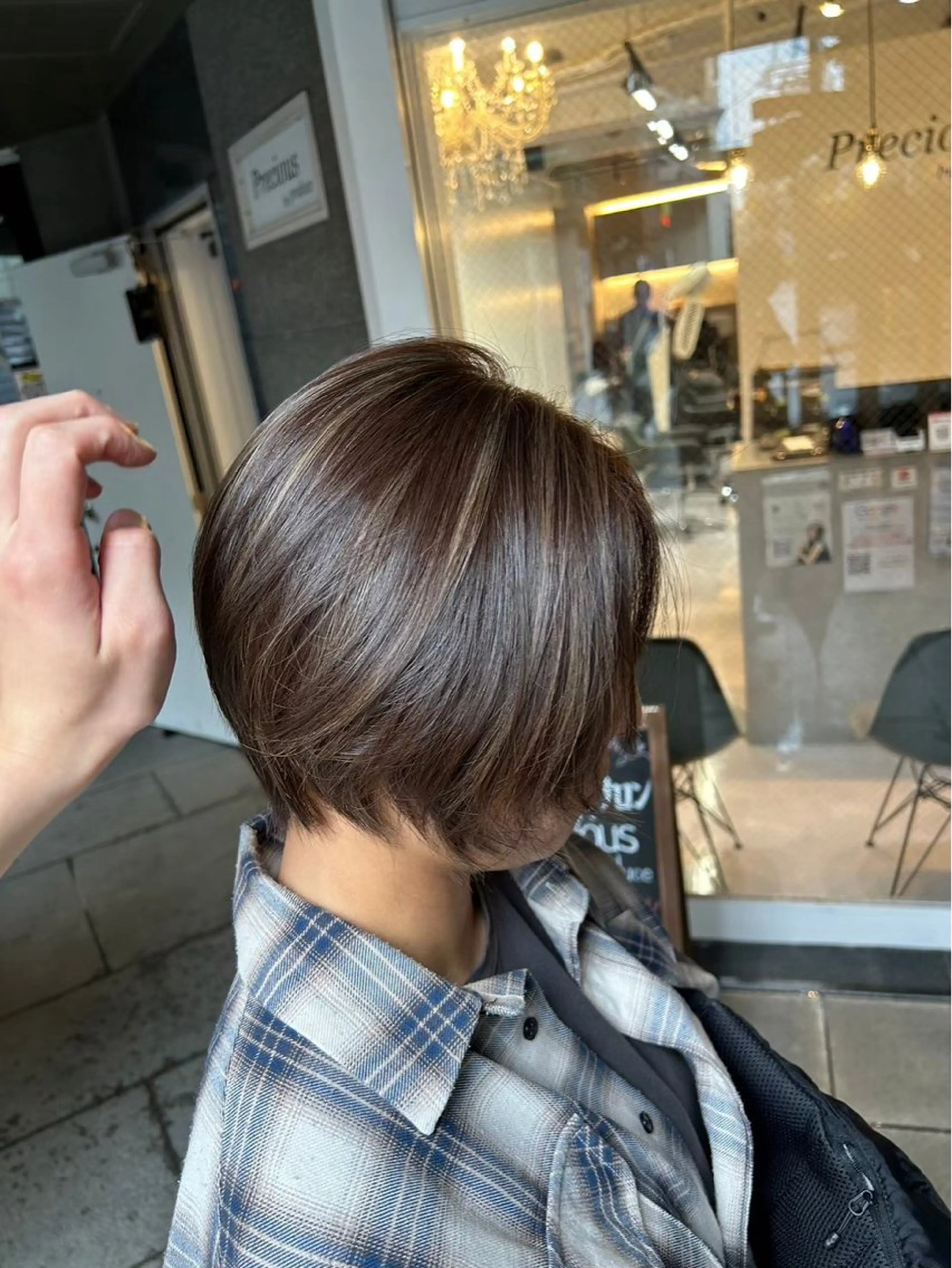 👩‍🦳白髪が少ない方はこちら💁🏻‍♀️ダメージ最小限白髪ぼかしハイライト➕カット➕ケアトリートメント限定クーポンの写真