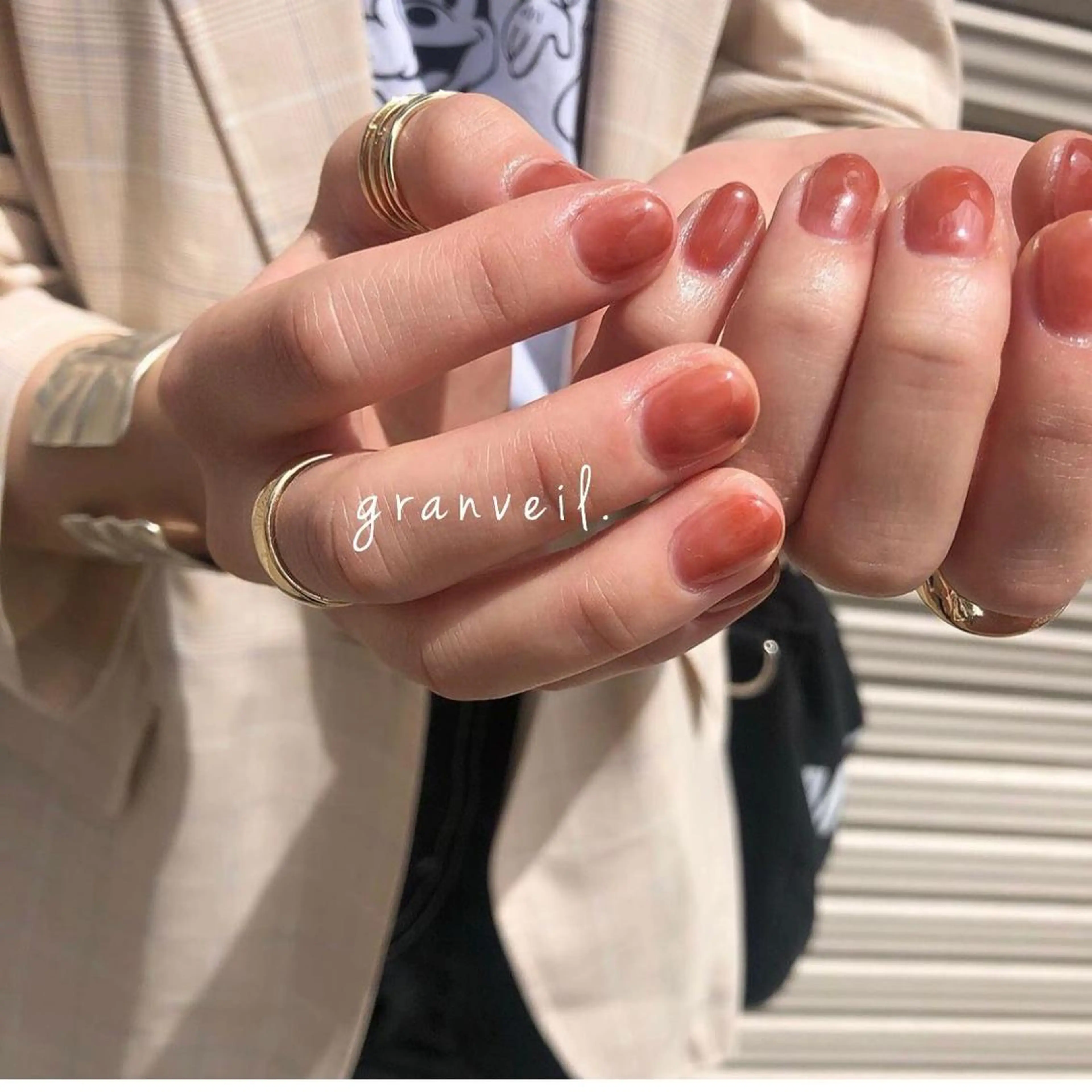 ネイル ニュアンスネイル nail salon granveilのネイルデザイン