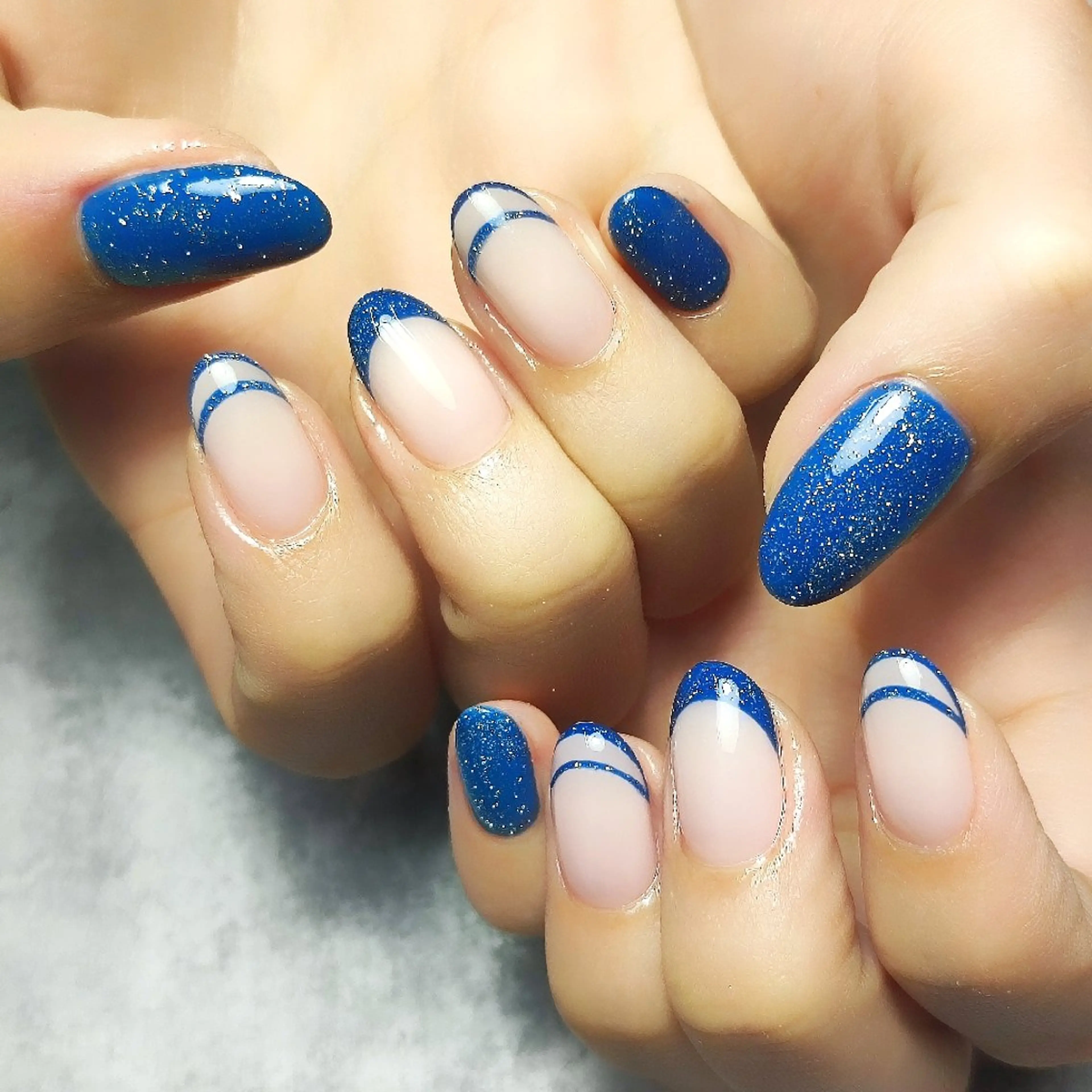 ネイル フレンチネイル ハンドネイル 個人サロン saltnailのネイルデザイン