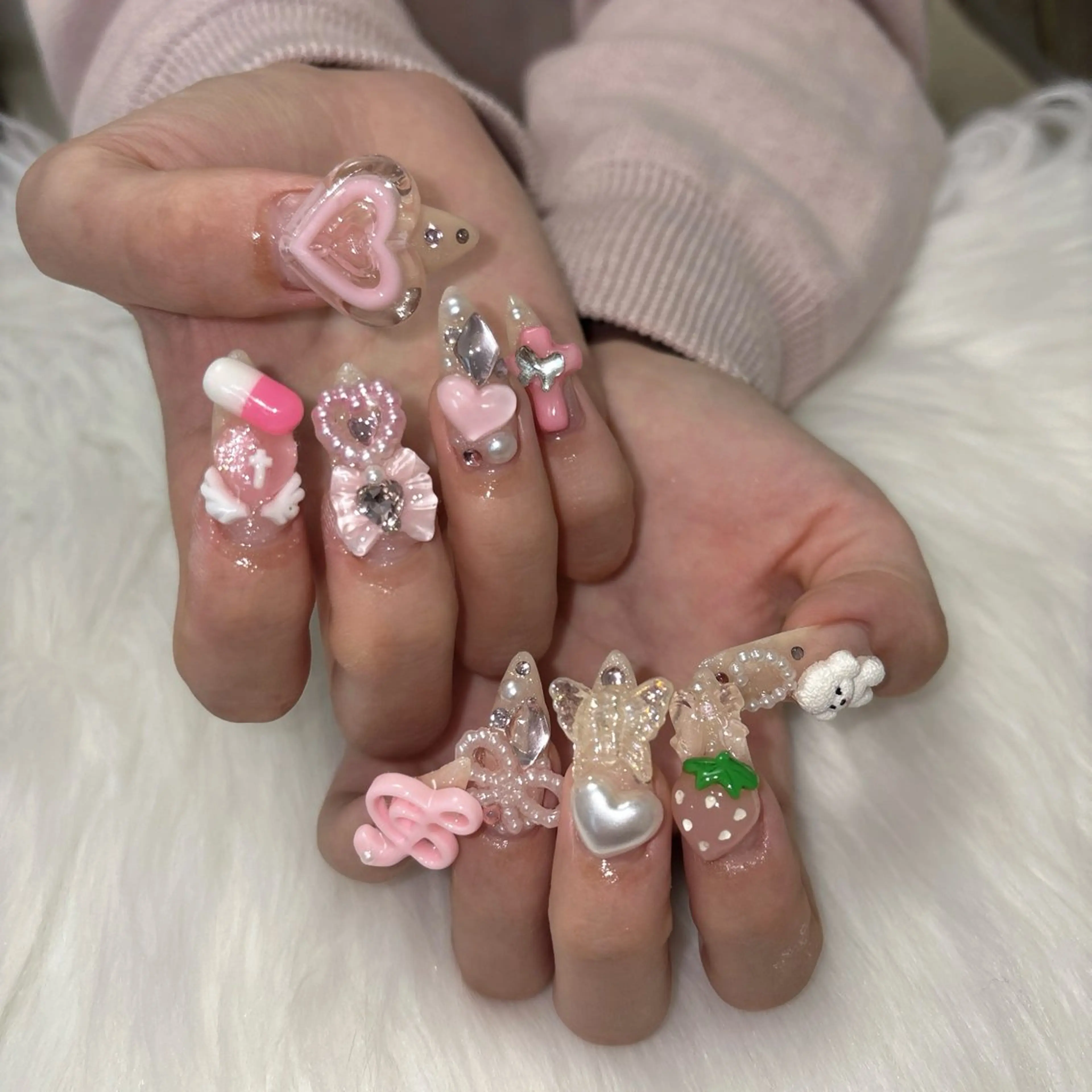 ネイル ピンク ハンドネイル Darling nail salonのネイルデザイン