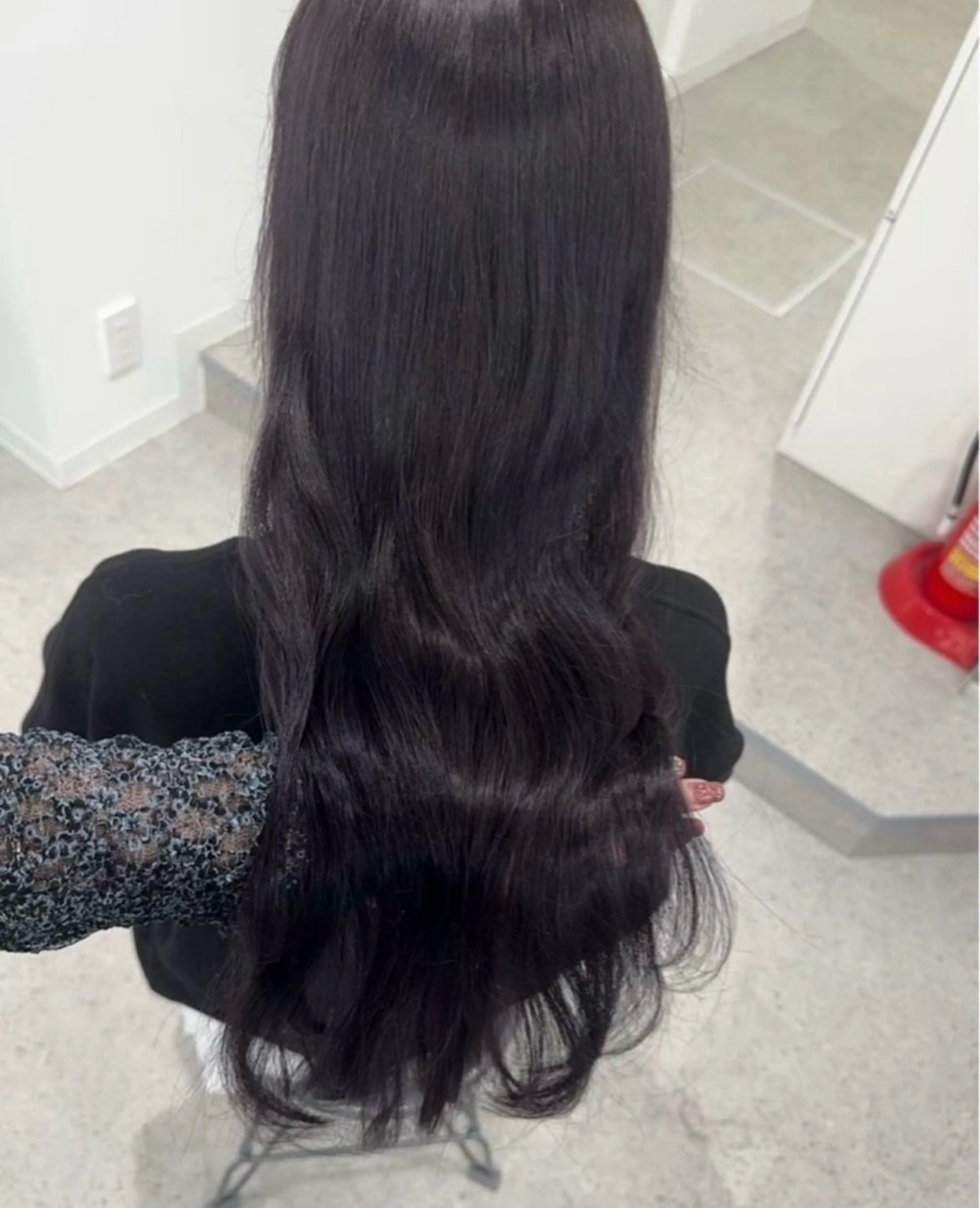 ロング カット トリートメント miku/ラベンダー 透明感カラー🪻❤︎のヘアスタイル