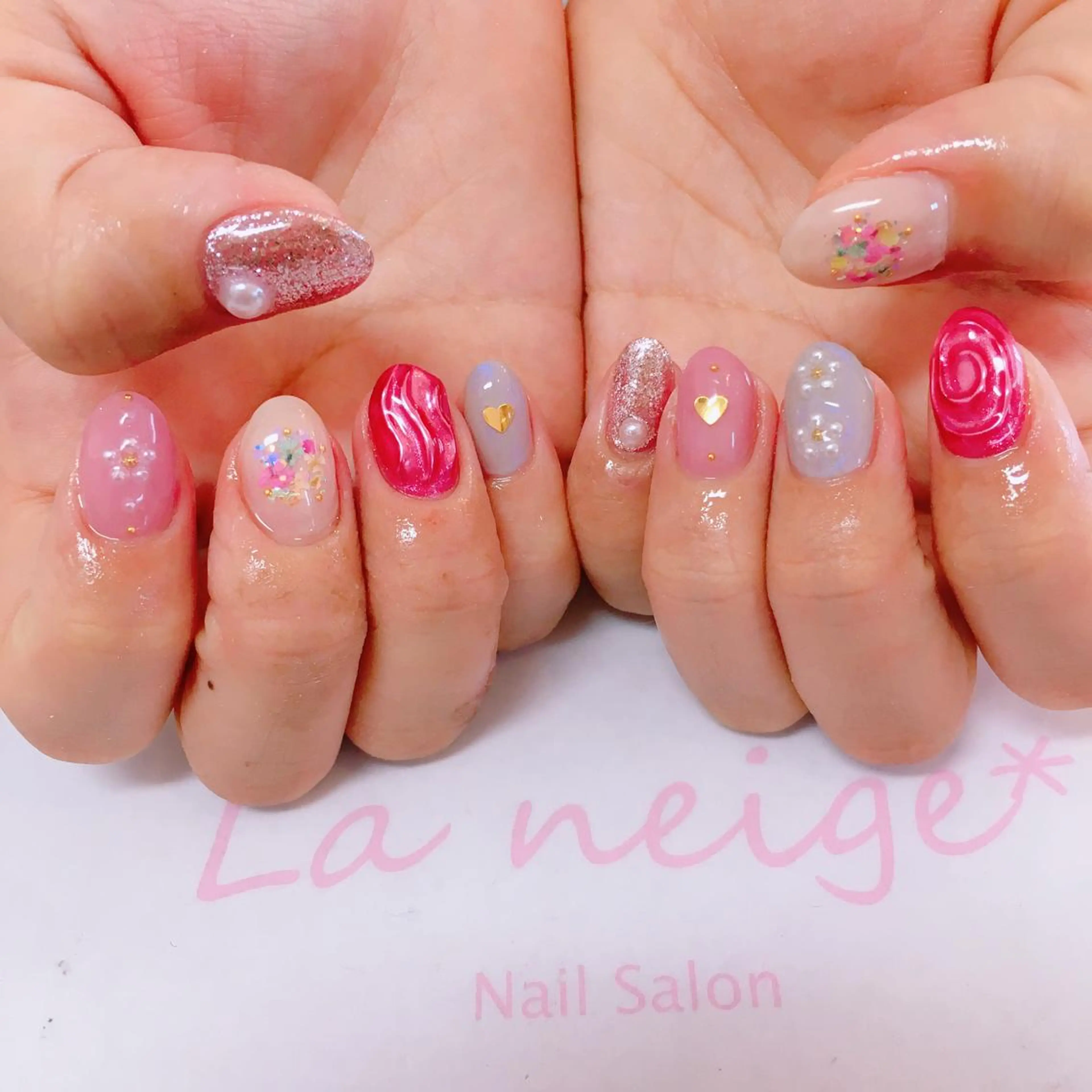 ネイル La neige* yuki 🐩🌙のネイルデザイン