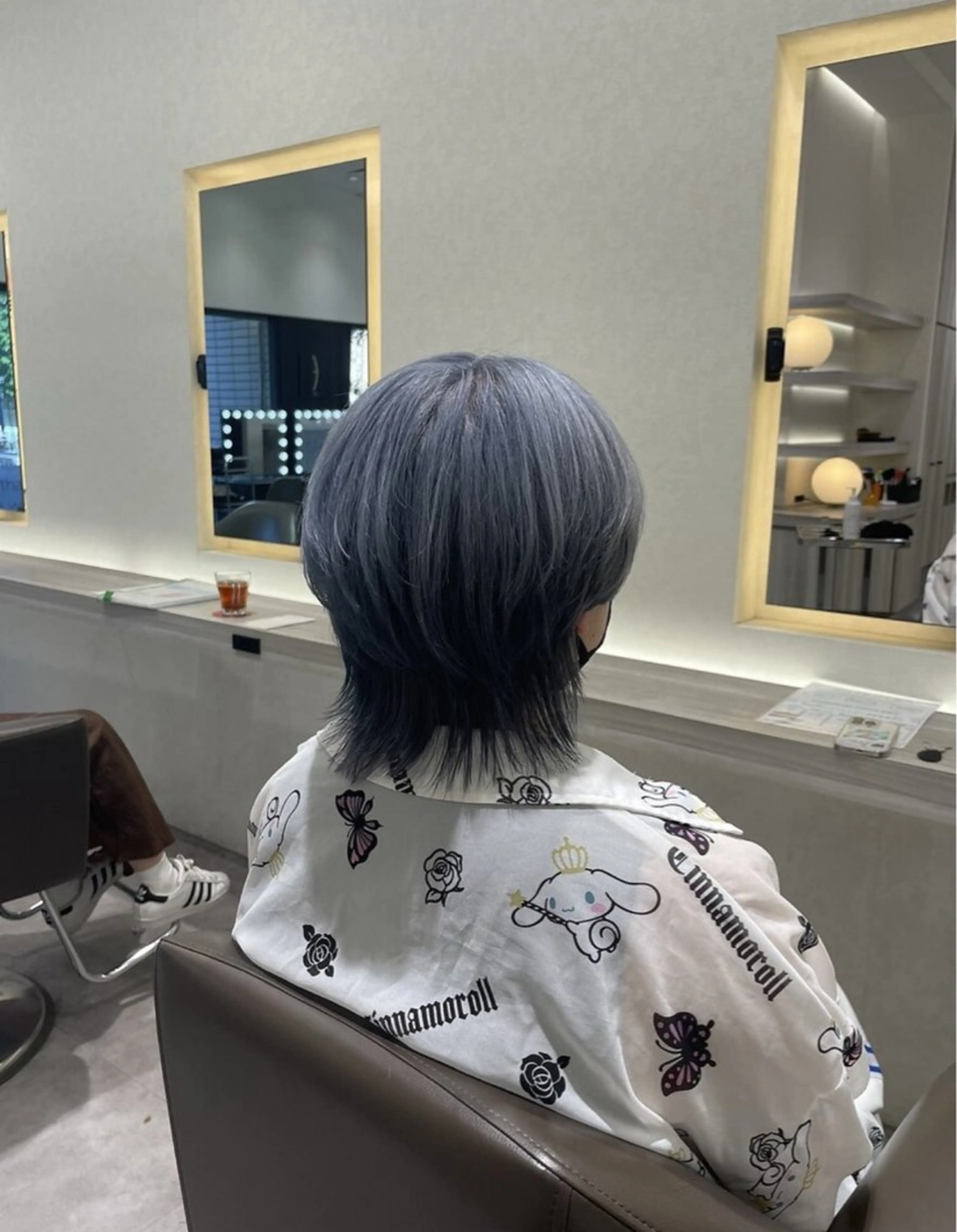 ショート カラー メンズ メンズブリーチ アッシュ ブリーチ シルバー Reginavita栄所属・メンズ特化/矢場町駅 徒歩1分/岡本一真のヘアスタイル