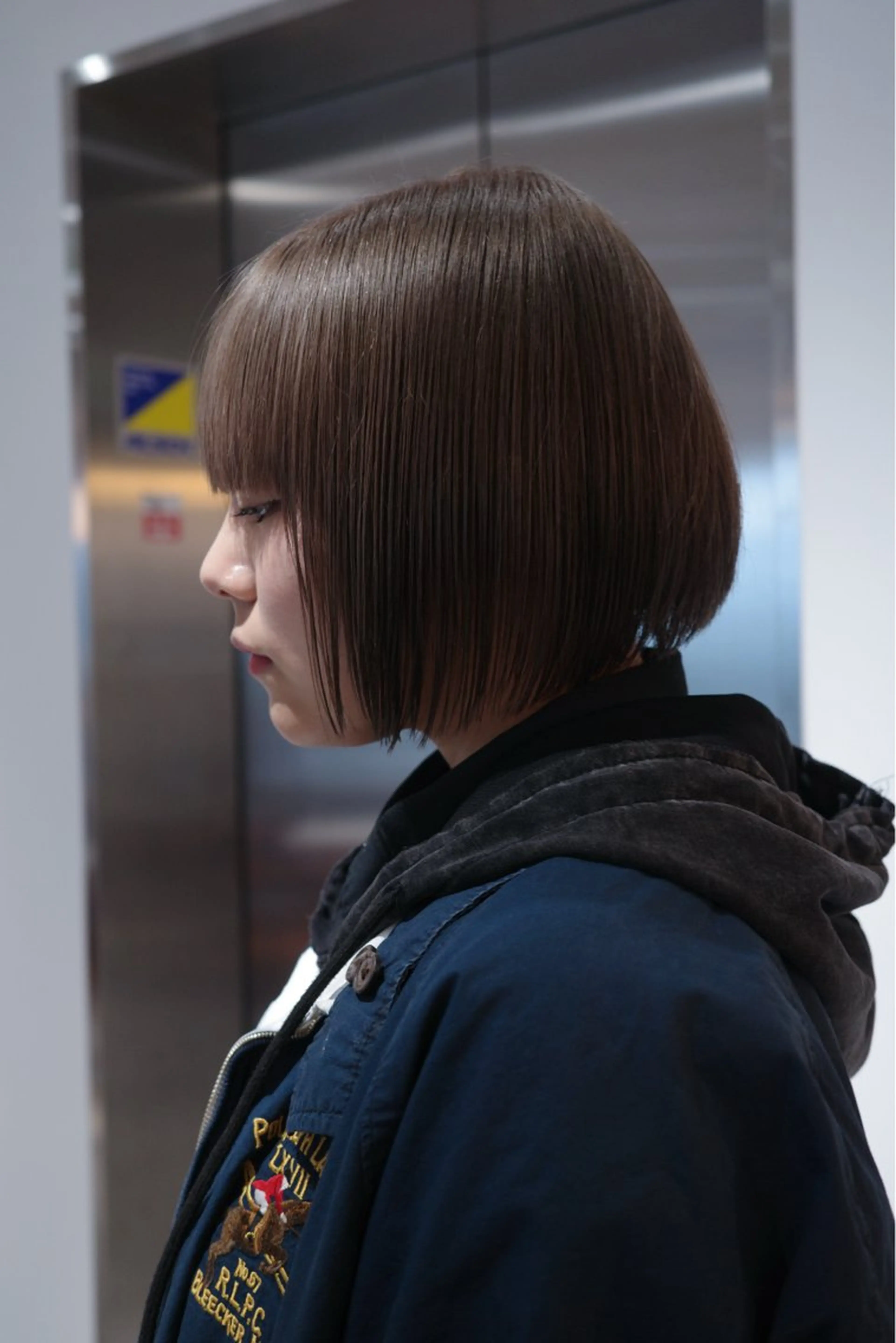 ミディアム ケアカラー ボブ レイヤーカット //金子 聖汰のヘアスタイル