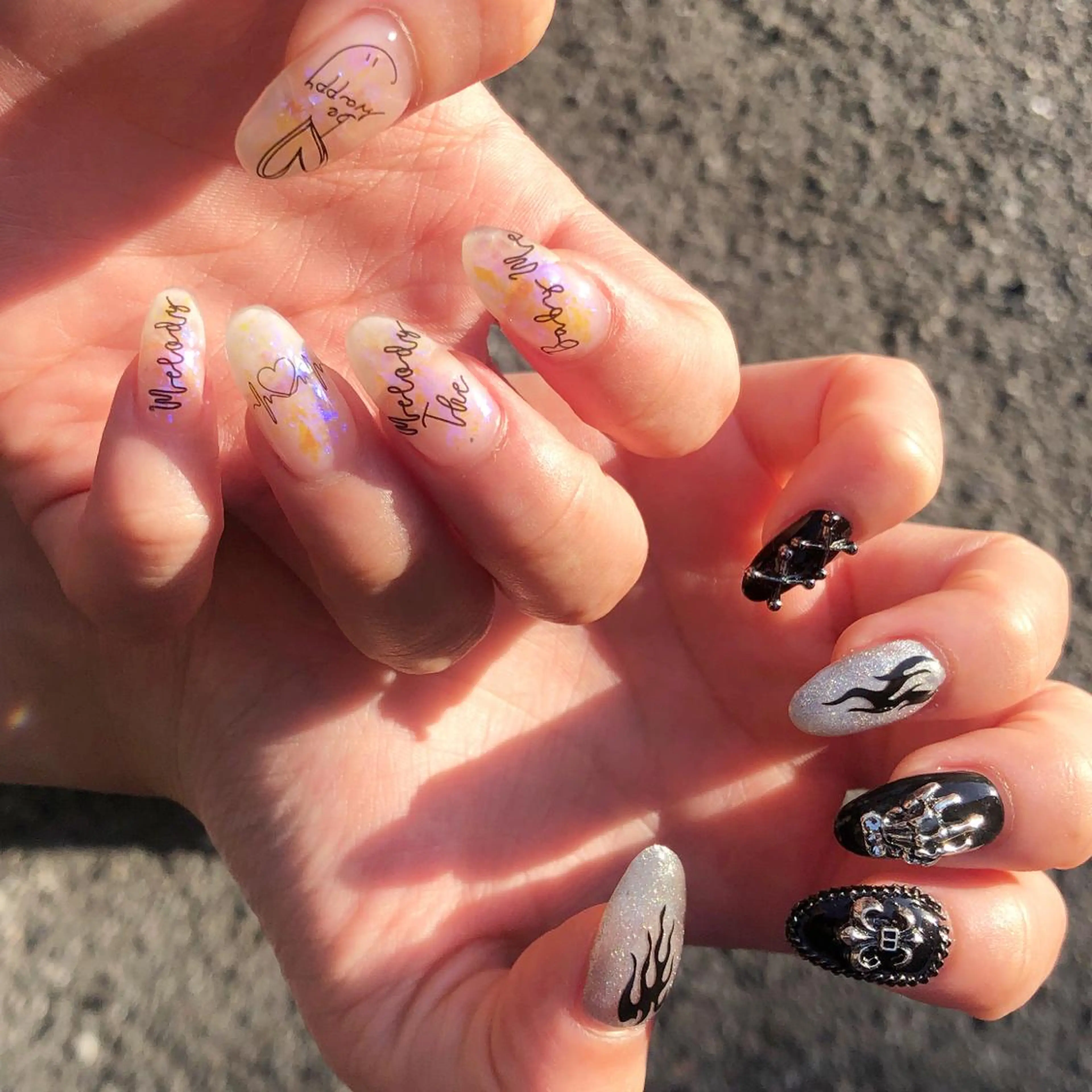 ネイル おそろいネイル ハンドネイル joliesse【ジョリエス】所属・JOLIESSE Ayumiのネイルデザイン