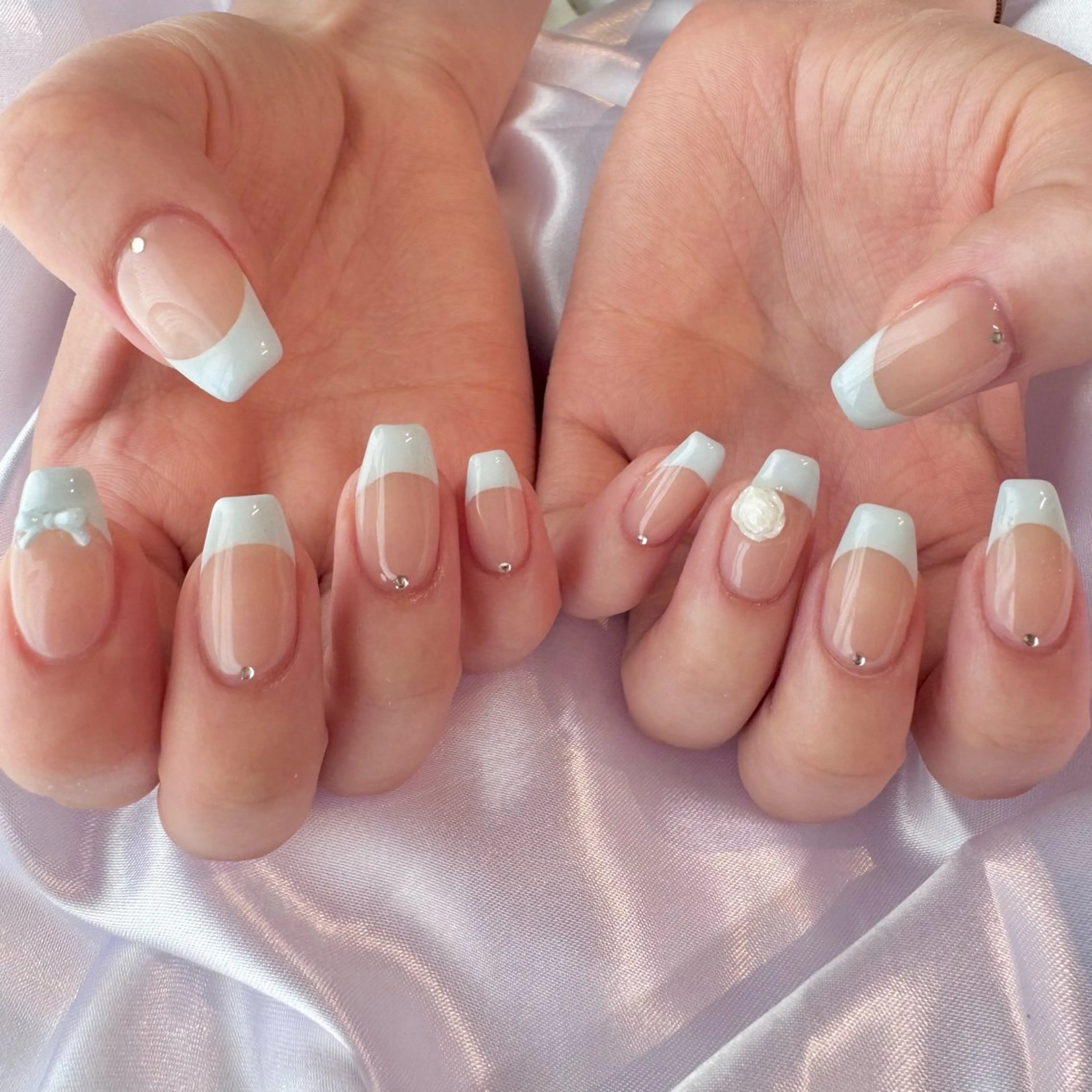 ネイル フレンチネイル nail salon e'mu💐のネイルデザイン