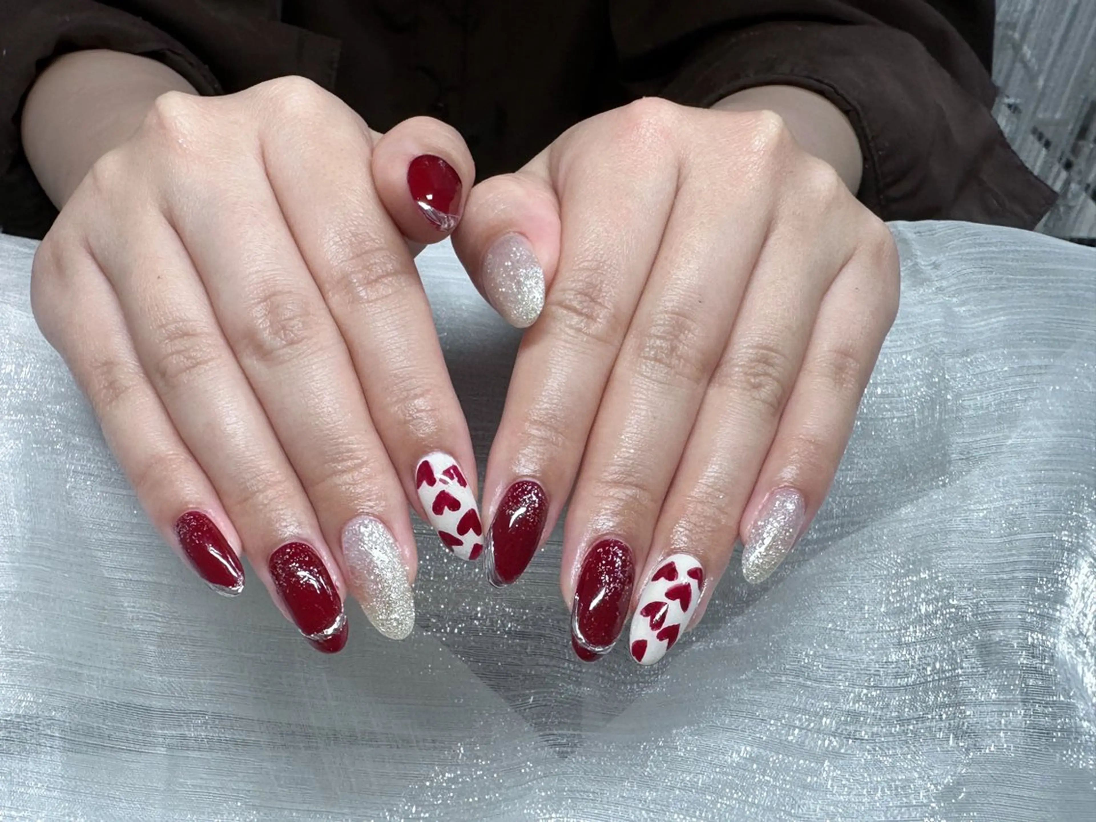 ネイル スカルプネイル シンプルネイル ハンドネイル ハンドケア Lu nailsalonのネイルデザイン