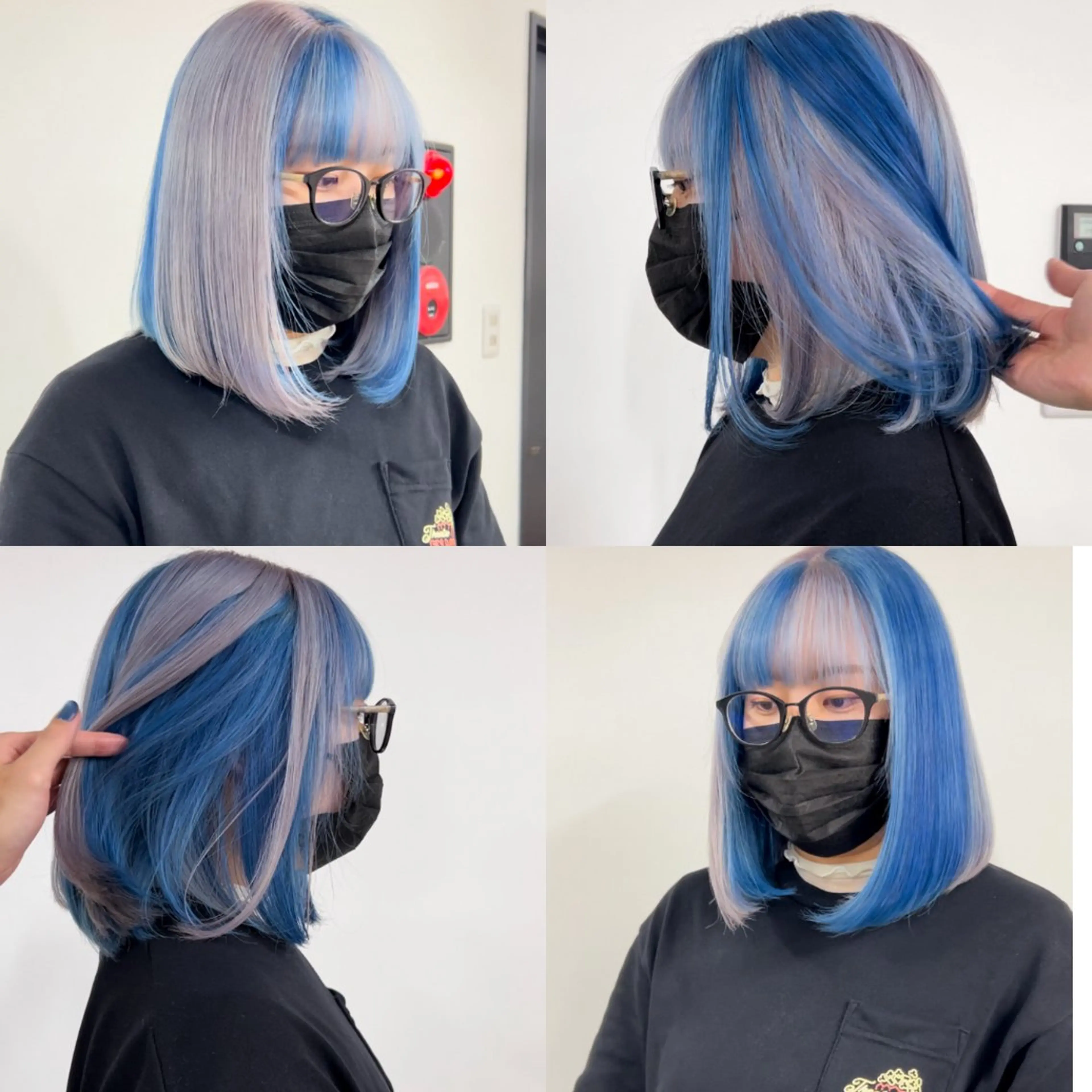 ミディアム カラー ダブルカラー ヘアカラー トリートメント 🥇近藤 恭輔🥇 Recharme新保のヘアスタイル