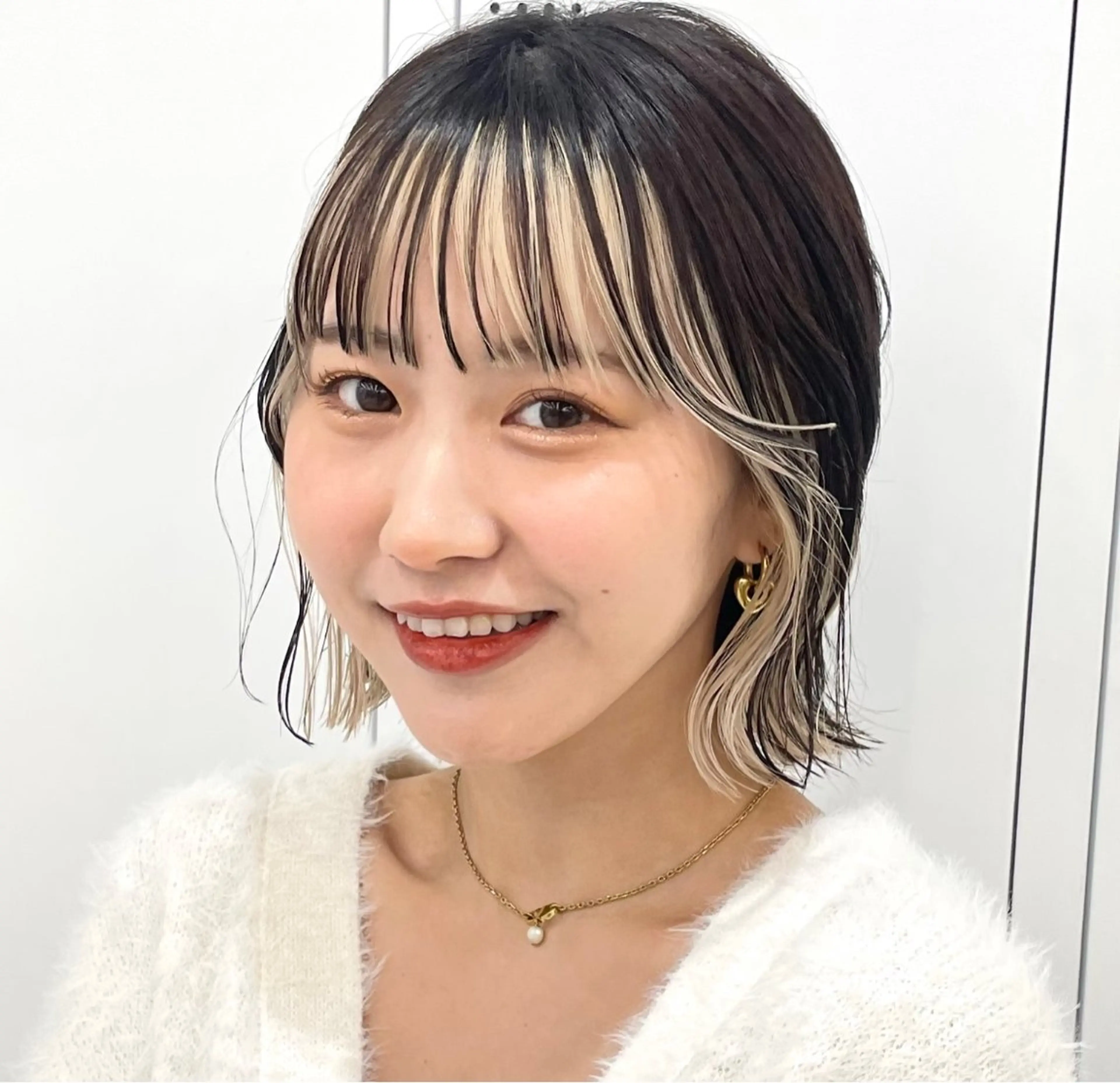 ショート カラー ミストバング  フェイスフレーミング ボブ 髪質改善/縮毛矯正/ 艶髪/池袋/あつしのヘアスタイル