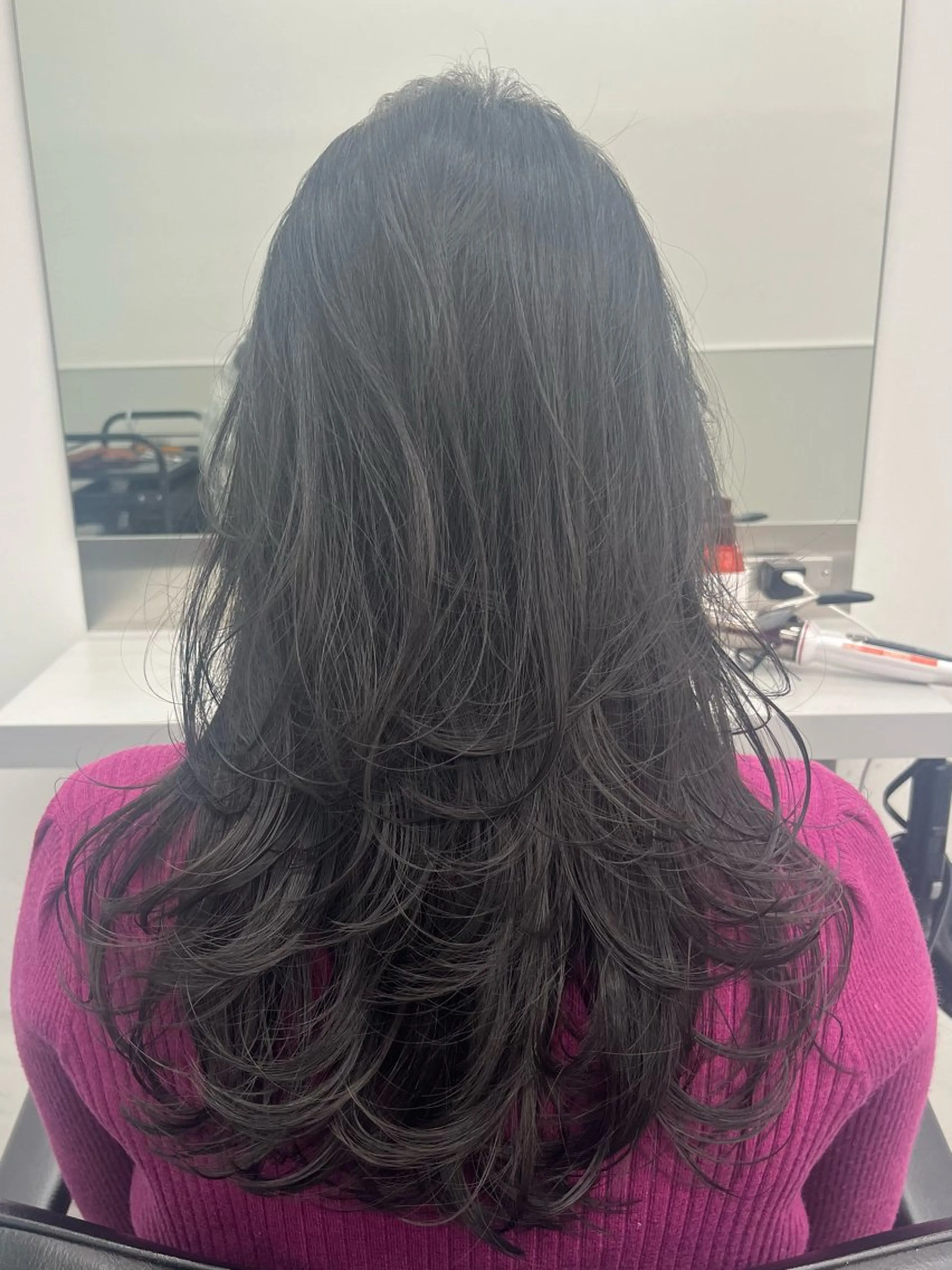 ロング カット 韓国レイヤーカット/ chikaのヘアスタイル