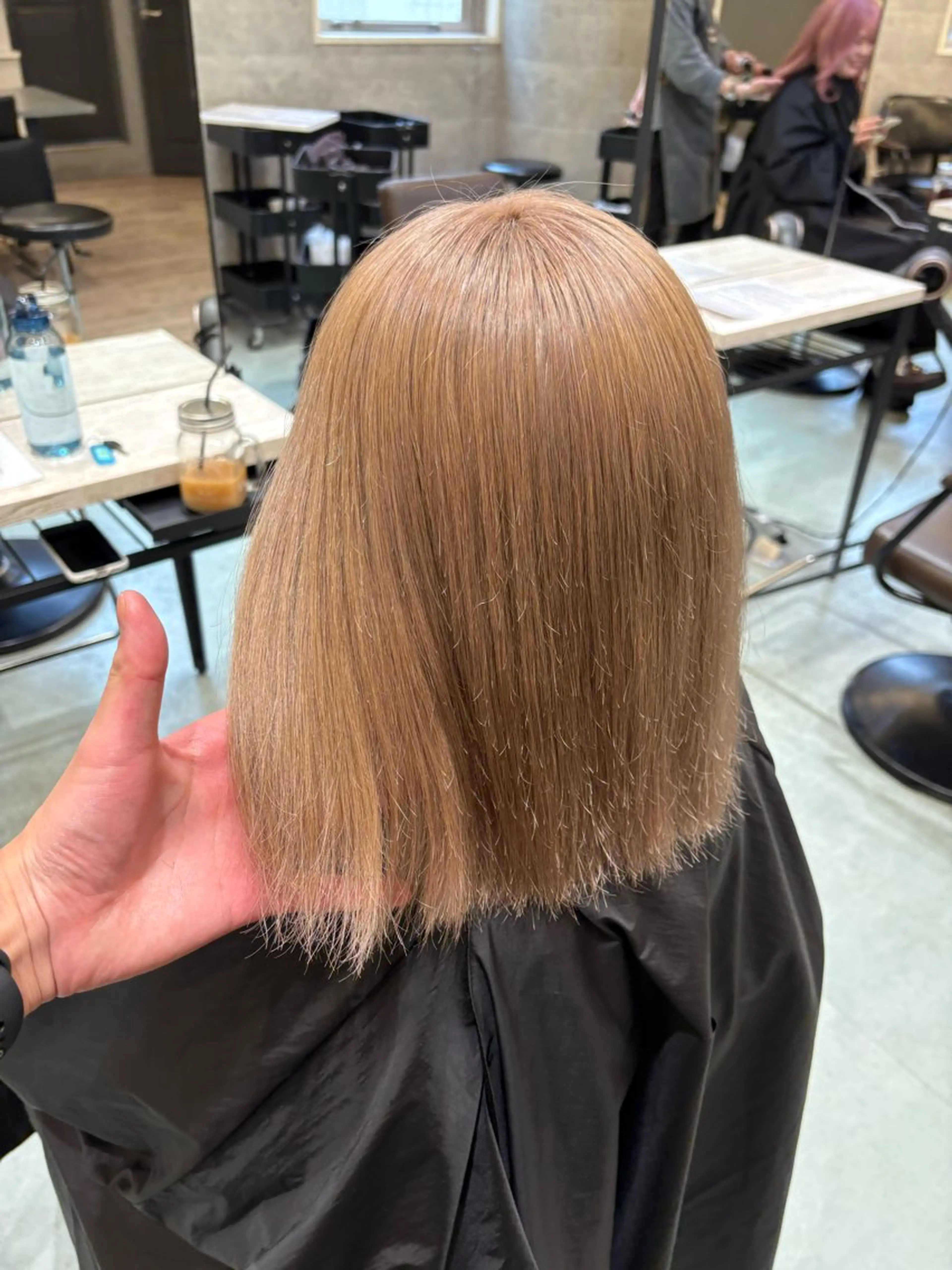 ミディアム ヘアカラー ケアブリーチ🌟 ♢WATARU♢のヘアスタイル