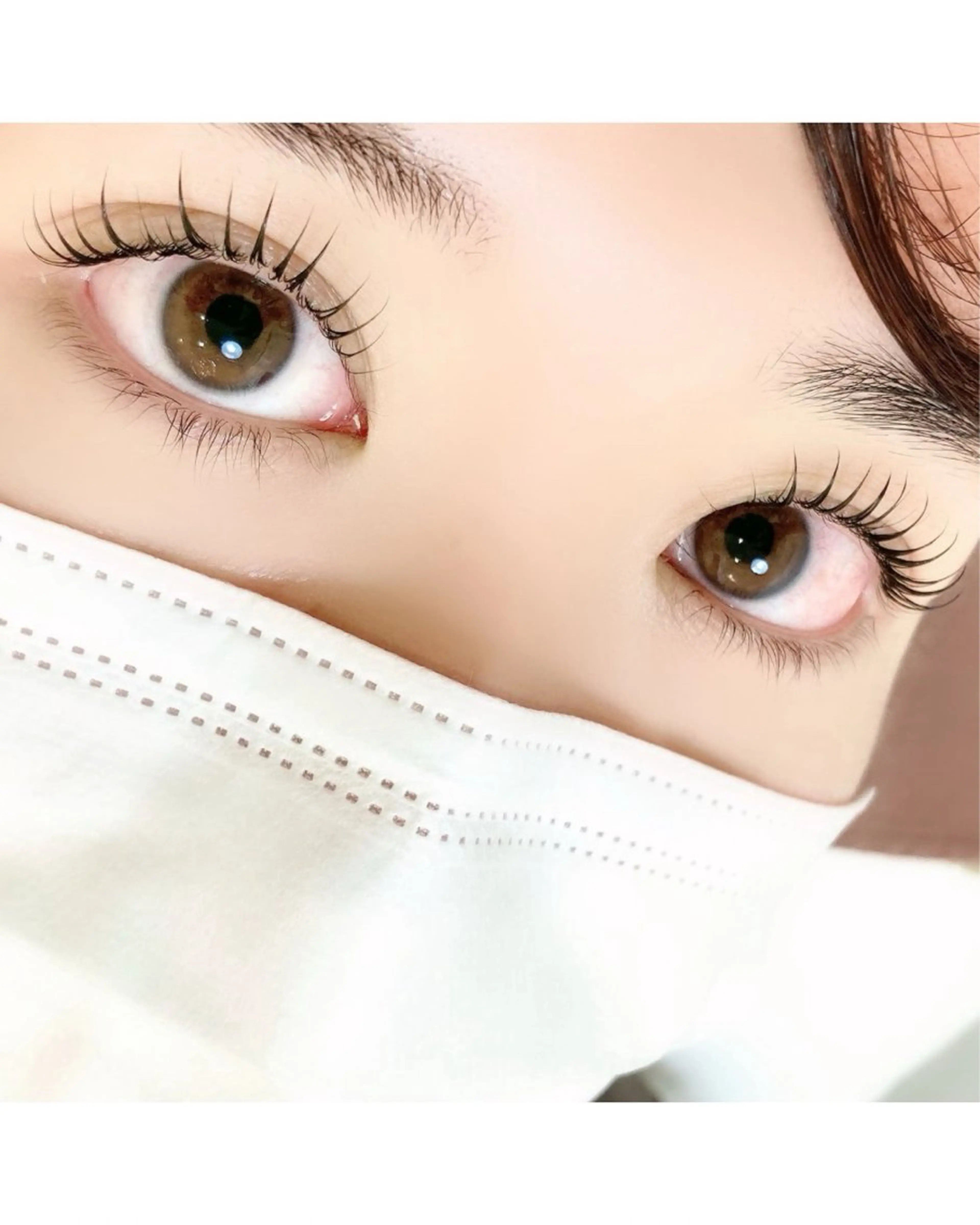 ダメージレスまつ毛パーマ上のみ(アイシャンプー、トリートメント、コーティング付)の写真