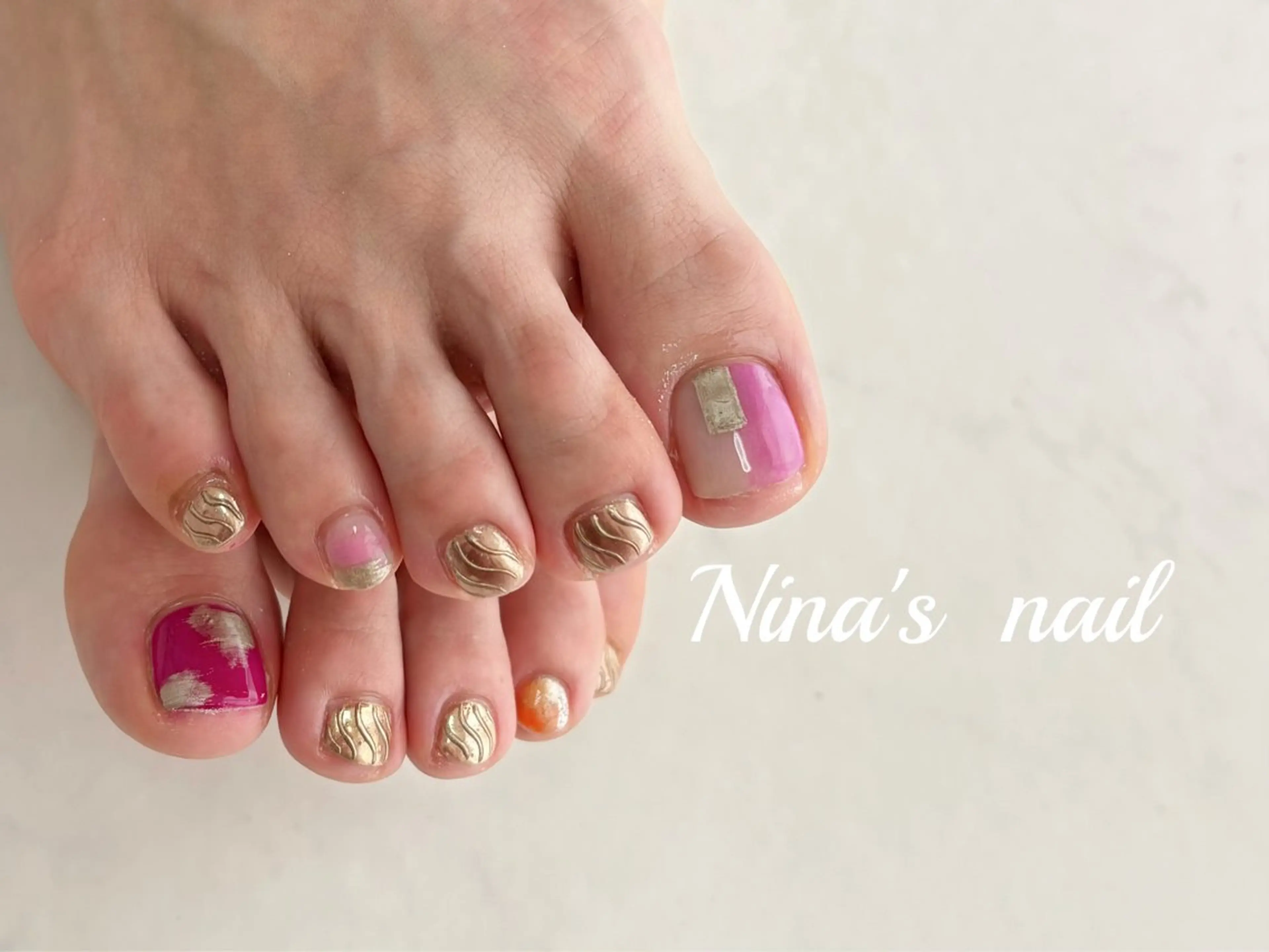 ネイル フットネイル Nina's nailのネイルデザイン
