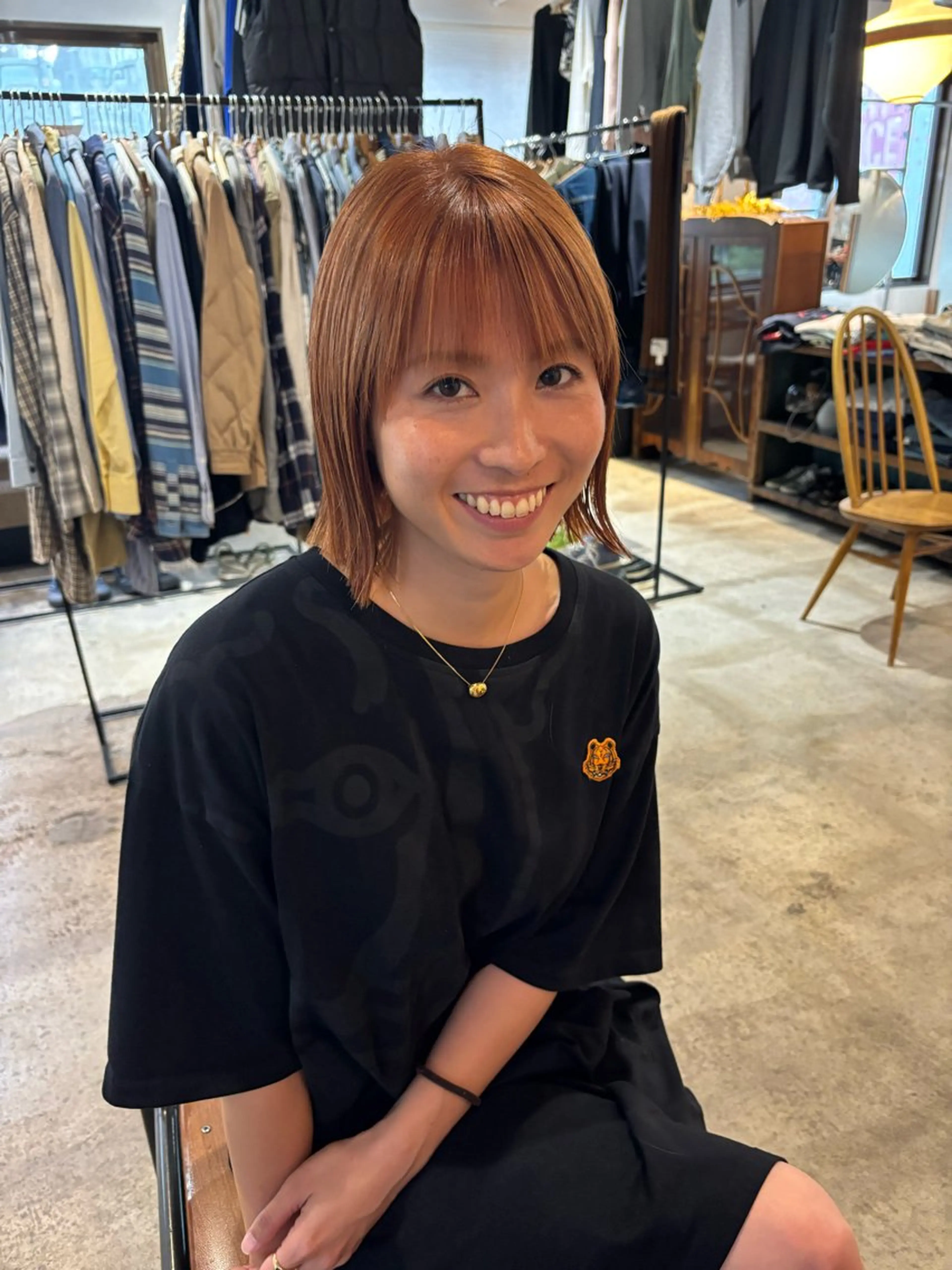 ショート カラー カット ヘアカラー トリートメント Hayashi Shioriのヘアスタイル