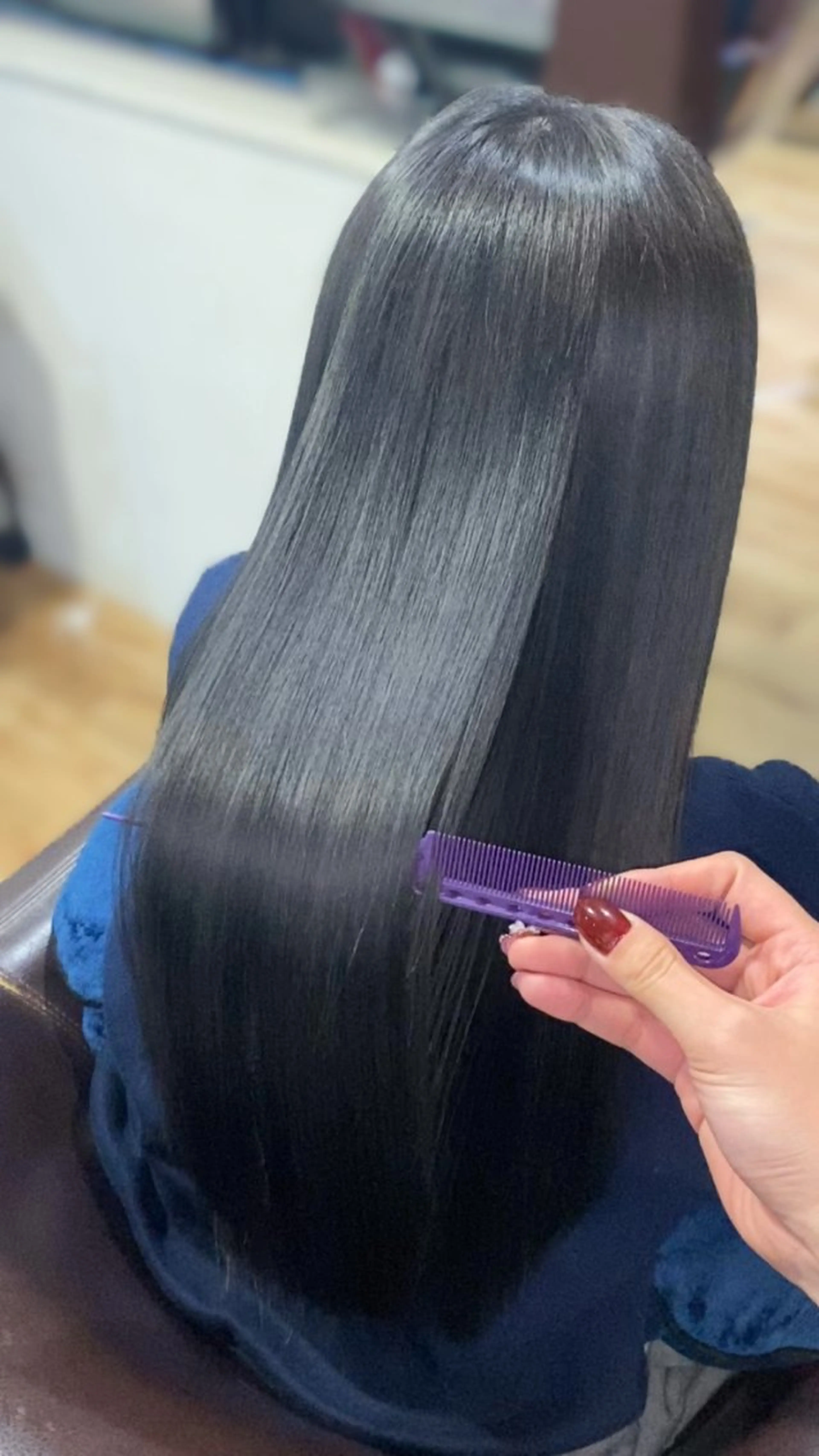 カラー ヘアカラー トリートメント RINA🦋 【韓国風/艶髪】のヘアスタイル