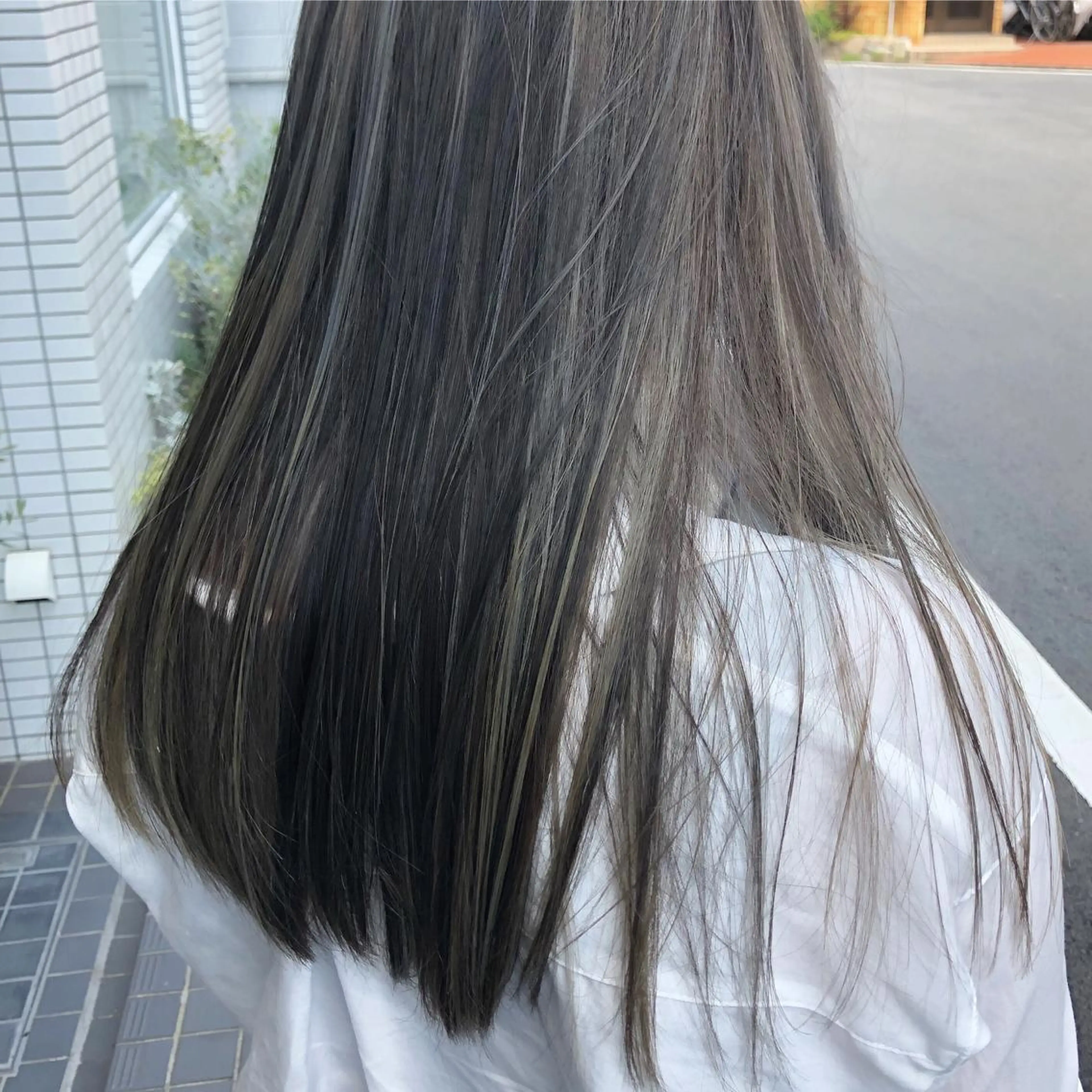 ロング カラー 橋本 敬介のヘアスタイル