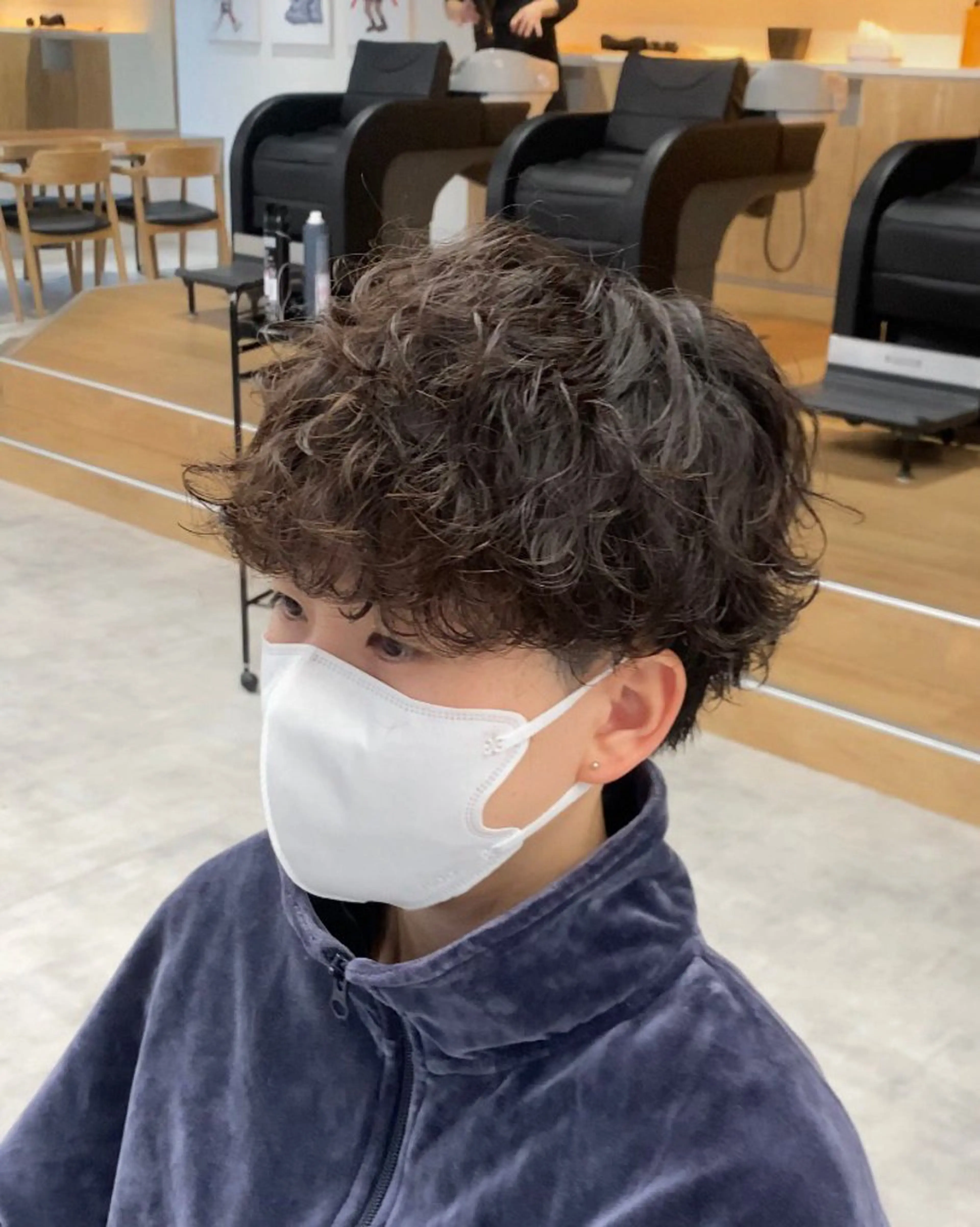 パーマ メンズ メンズパーマ/新潟/ 万代/高橋悠叶のヘアスタイル