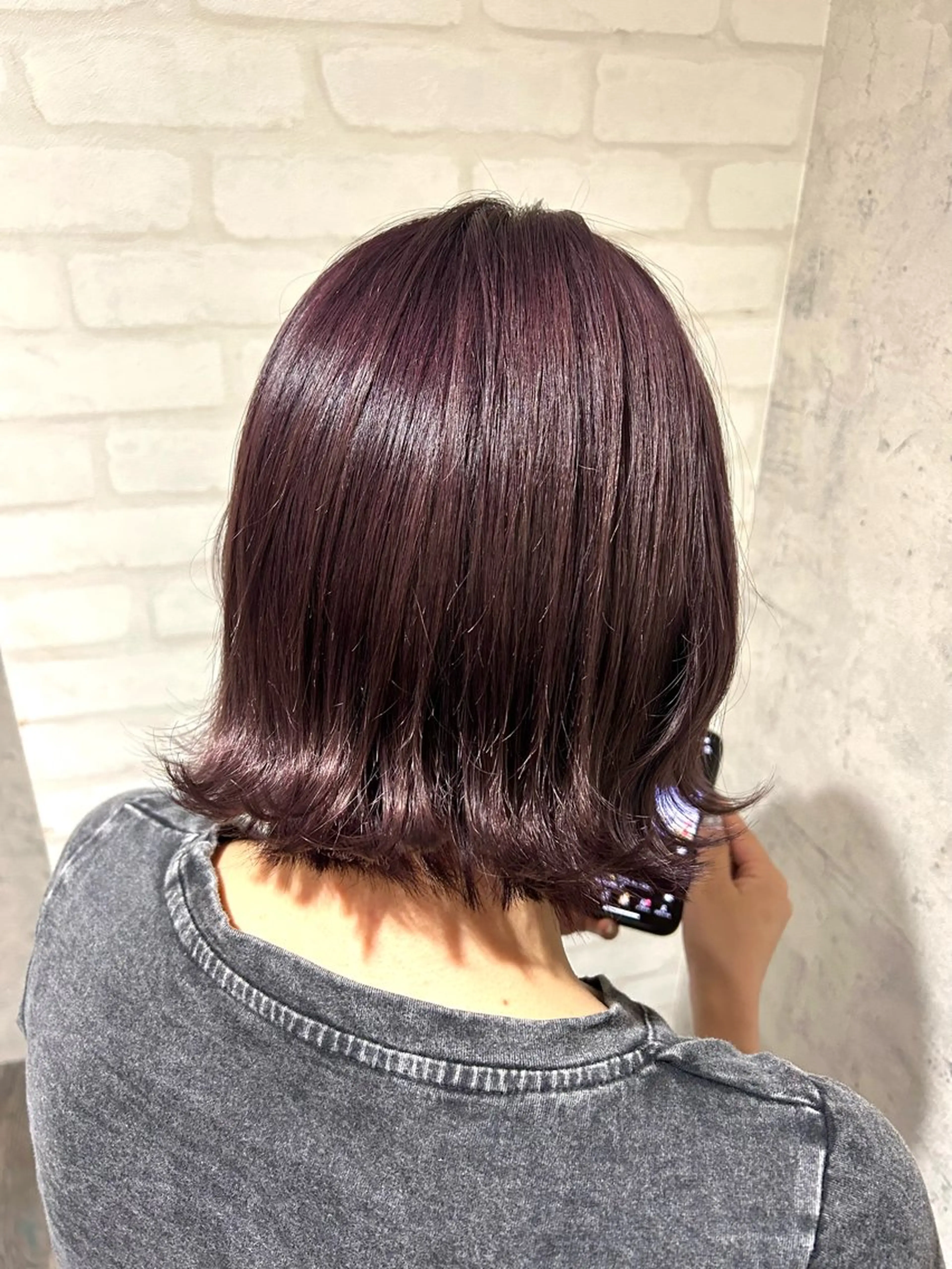 ミディアム カラー ヘアカラー トリートメント パーソナルカラー 診断🍀マリンのヘアスタイル