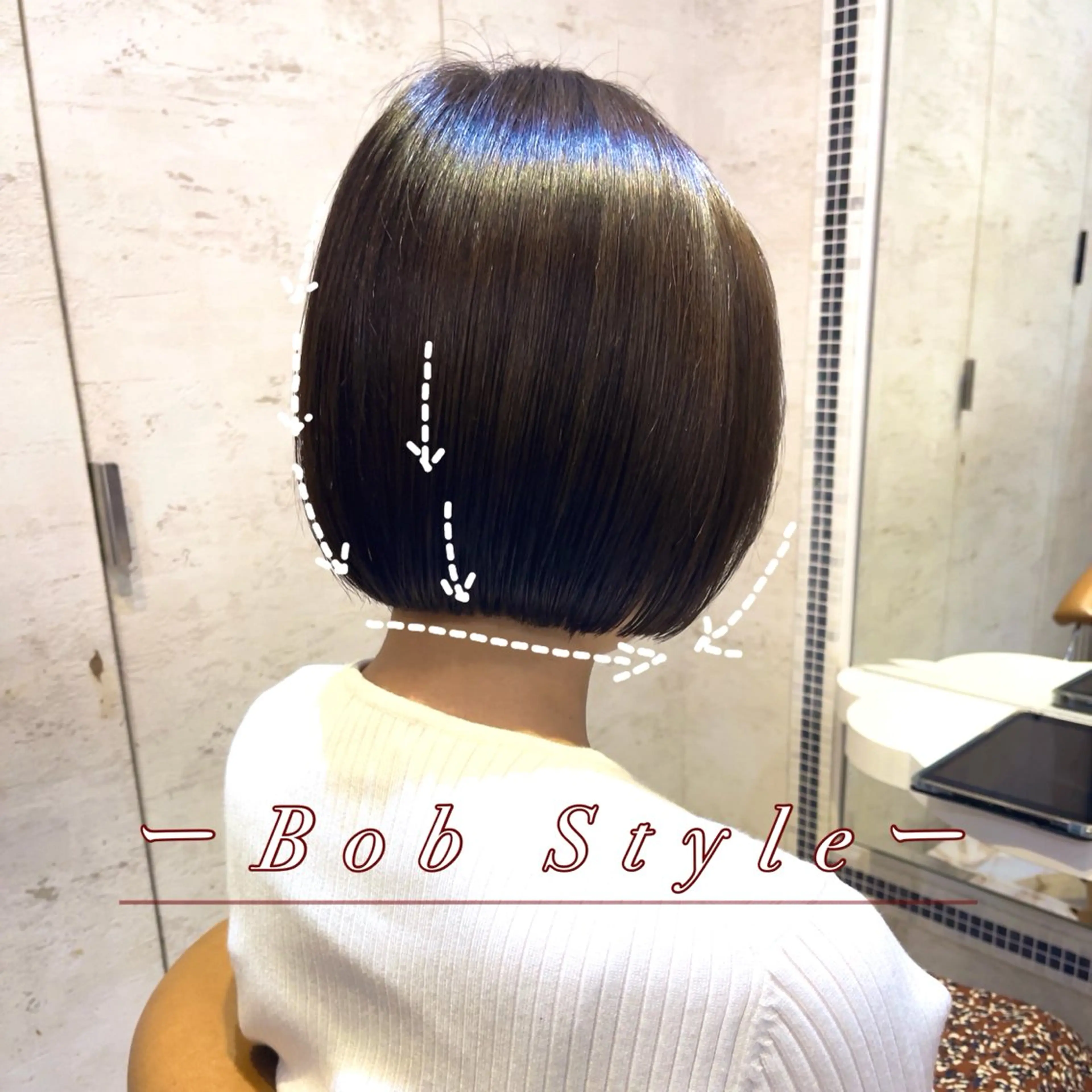 ショート カラー ボブ 似合わせレイヤー 髪質改善/柴木琴愛のヘアスタイル