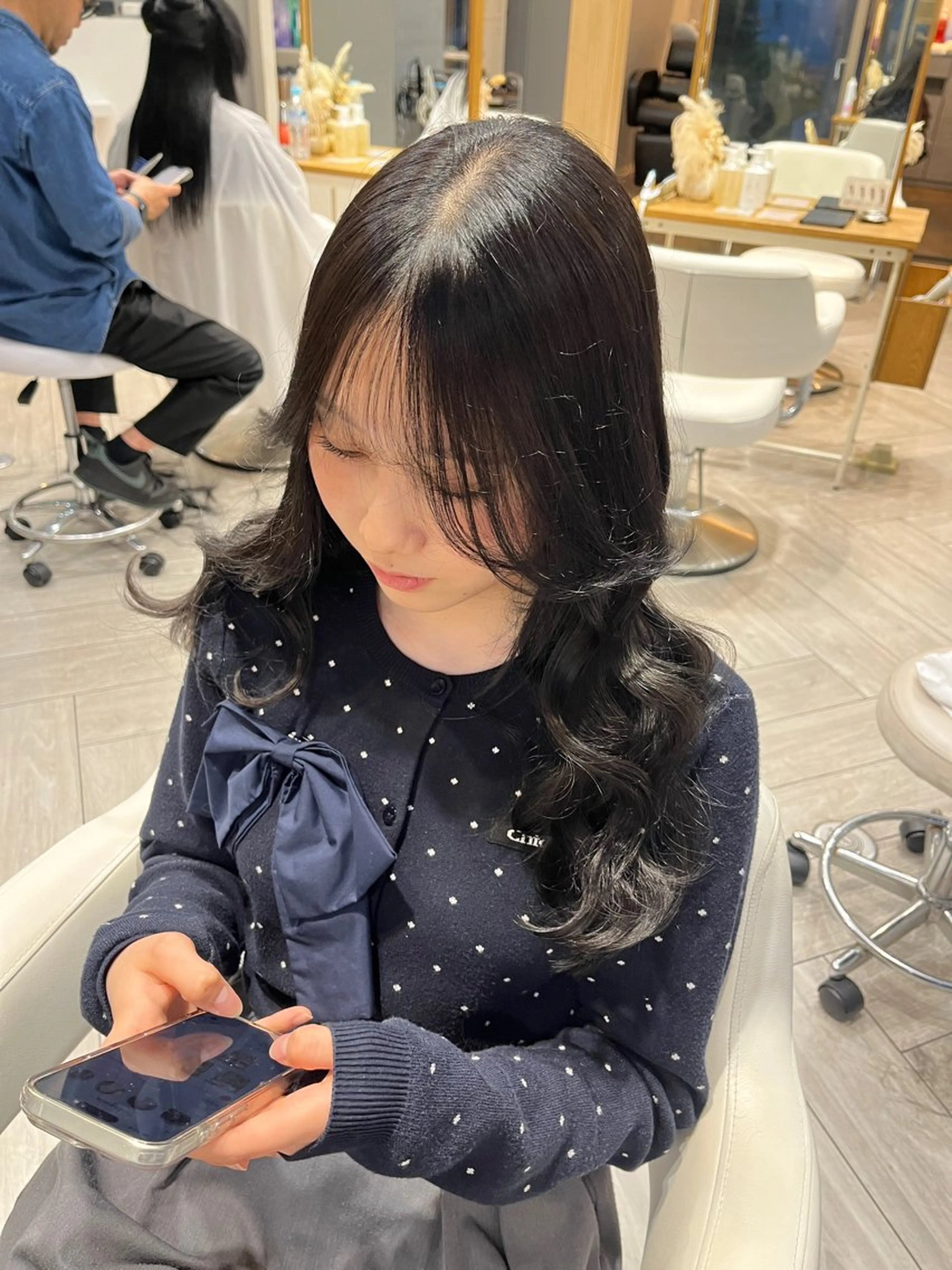 ロング 髪質改善 レイヤーカット 似合わせカット カット ヘアカラー トリートメント AVANCE. chisatoのヘアスタイル