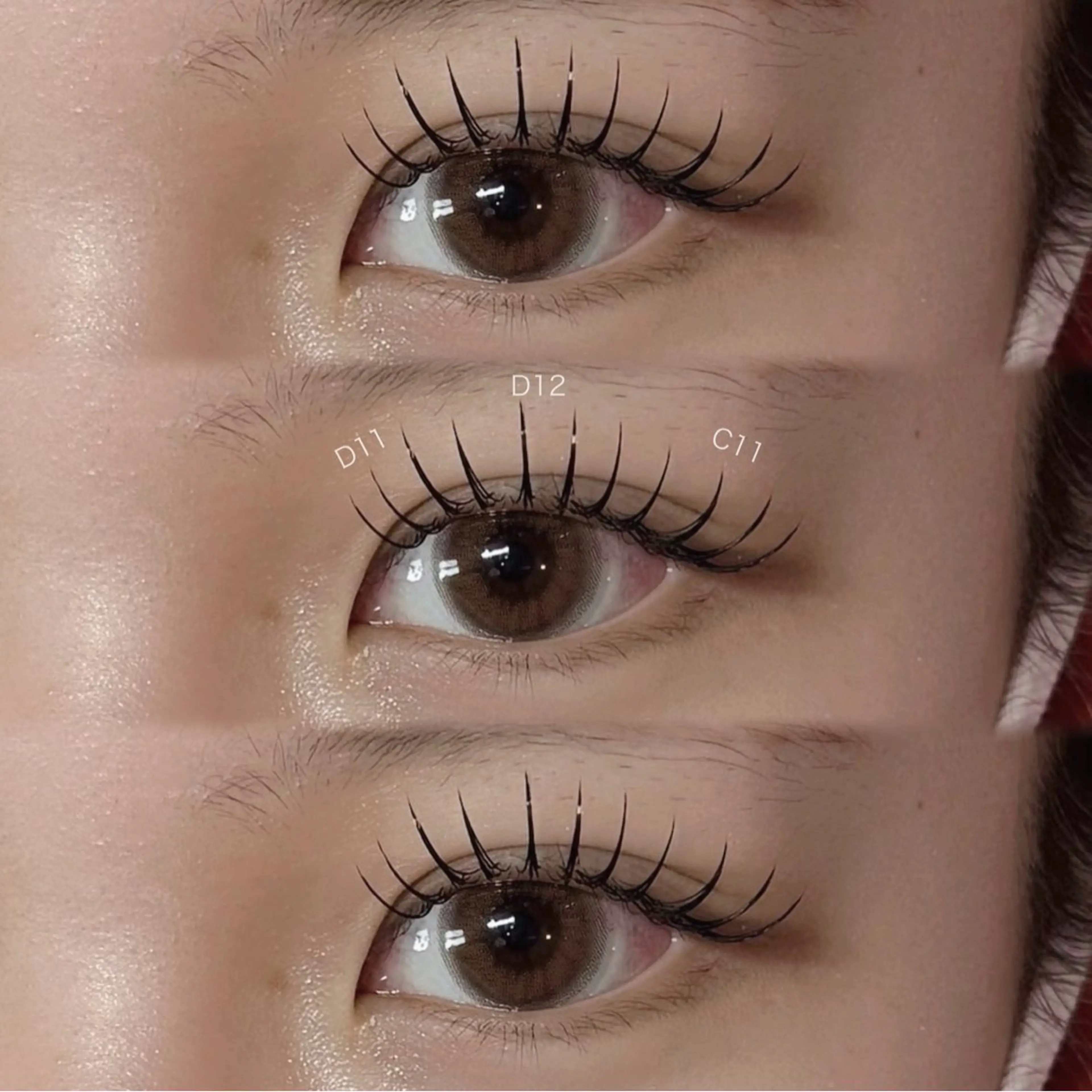 マツエク・マツパ キュート フラットラッシュ Jカール マツエク 天王寺eye ♡eyebrowのマツエク・マツパデザイン