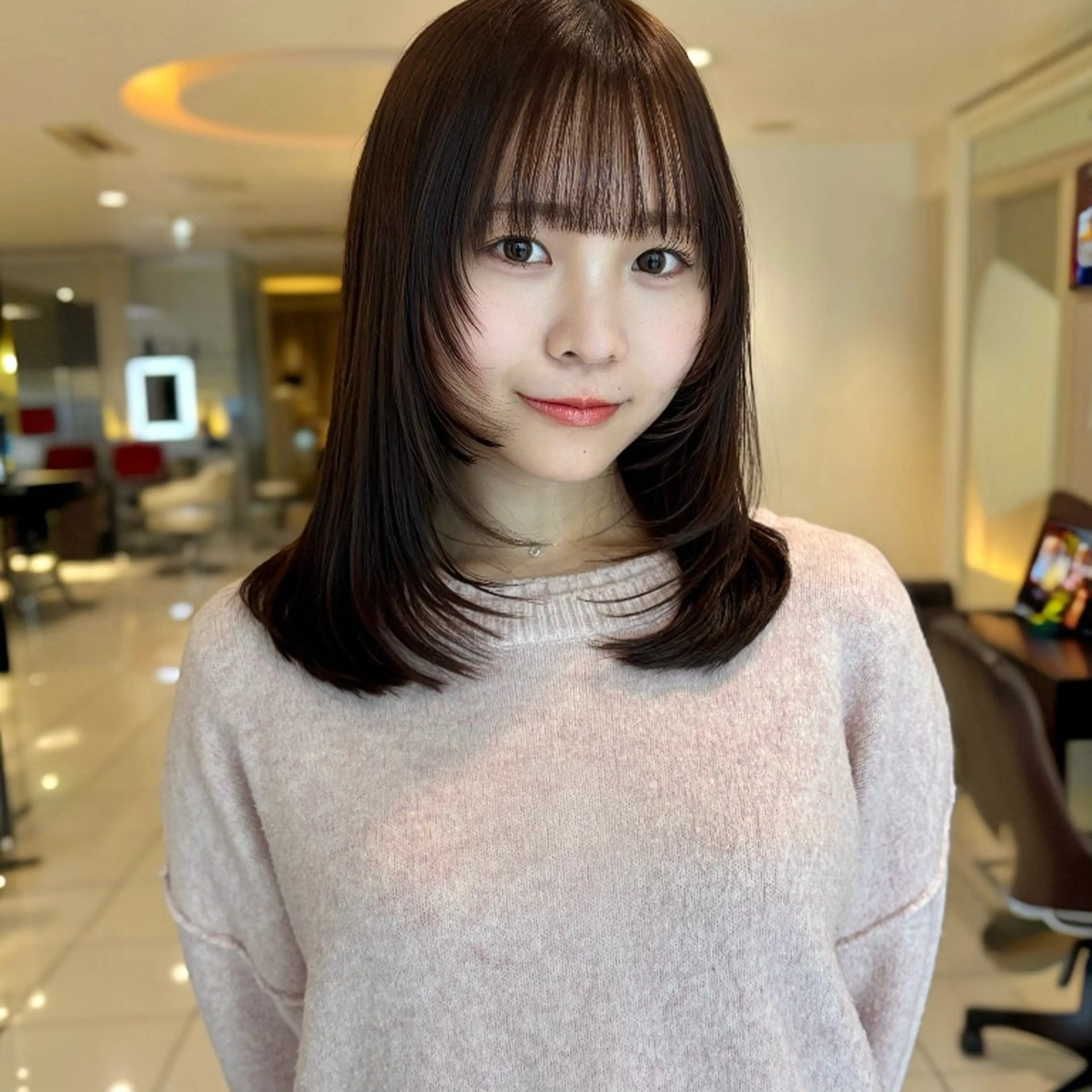 ミディアム ハッシュカット/四条 烏丸/寺本弘樹のヘアスタイル