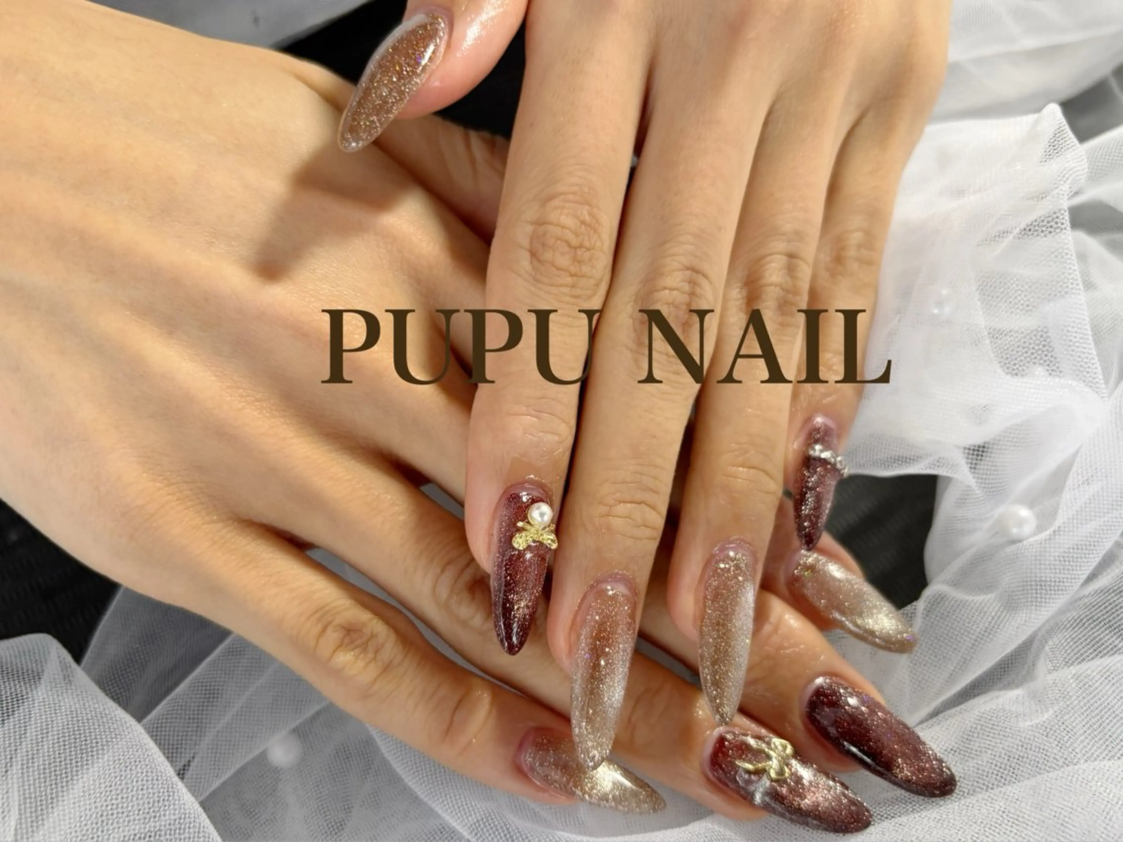 ロング ハンドネイル Re:Nail Formula所属・kido chieのネイルデザイン