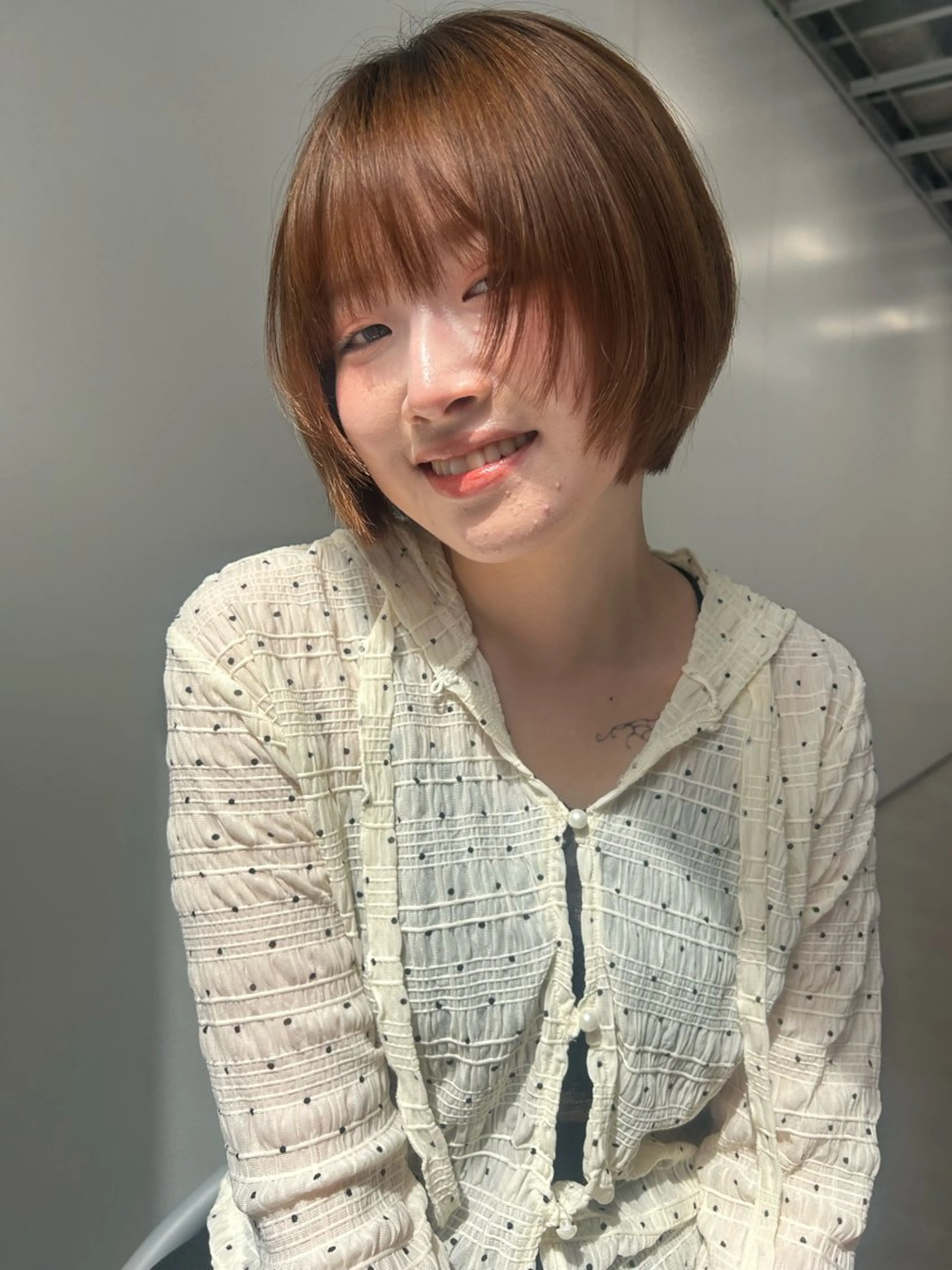 ショート カラー ヘアカラー 艶カラー💜 サヤカ ✰︎のヘアスタイル