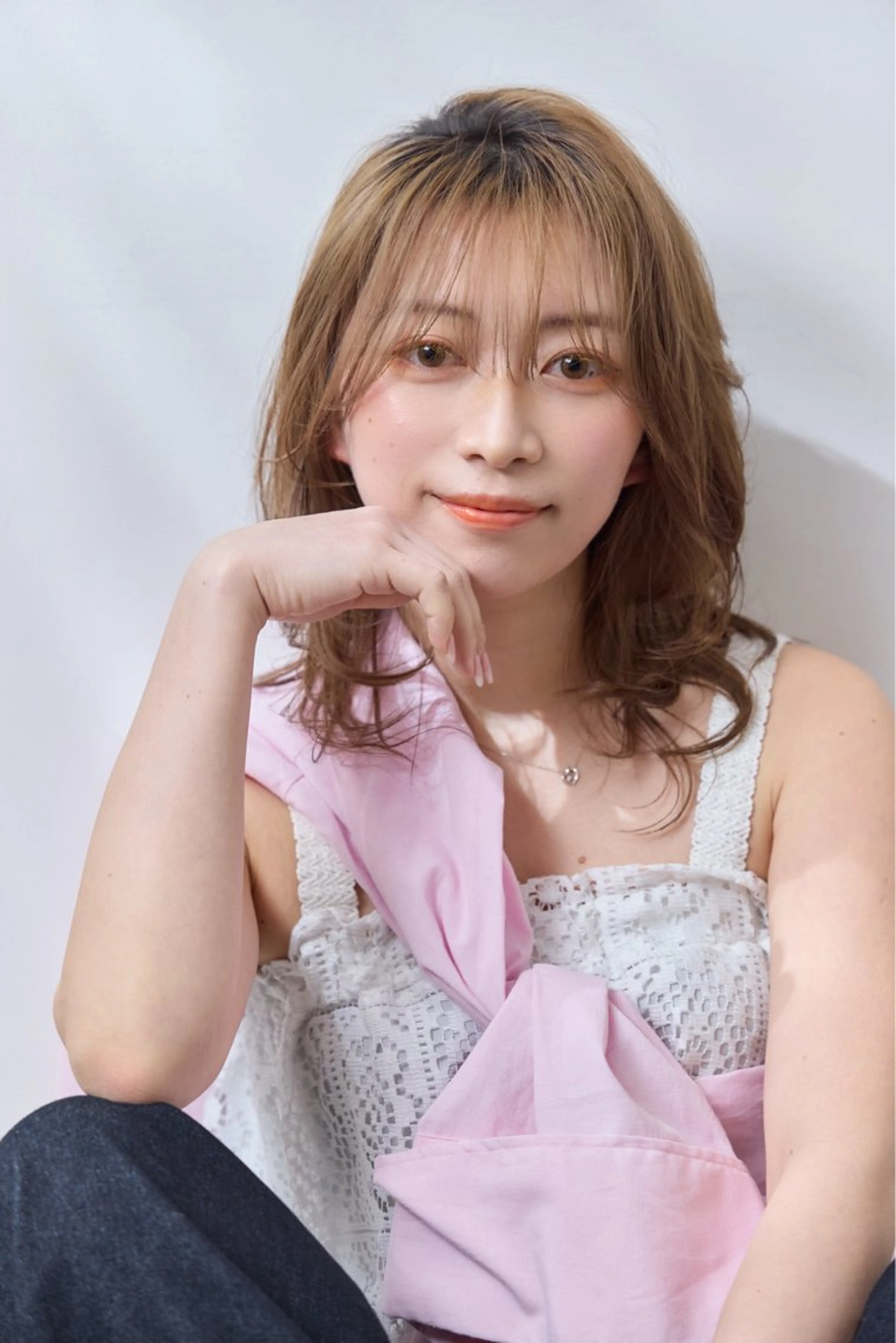 ミディアム GIEN Smart Salon by milbon 西宮ガーデンズ　プラス所属・吉原 星稀のヘアスタイル