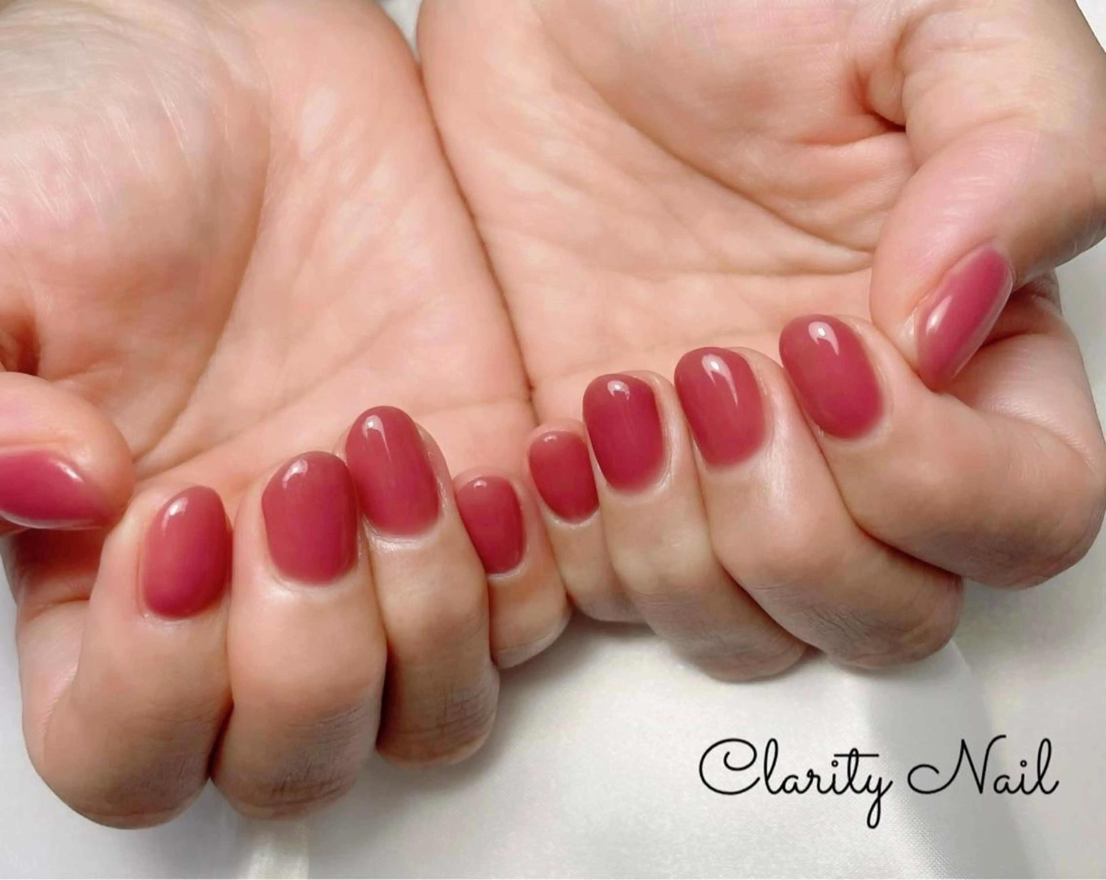 ネイル ワンカラーネイル ハンドネイル Clarity Nailのネイルデザイン