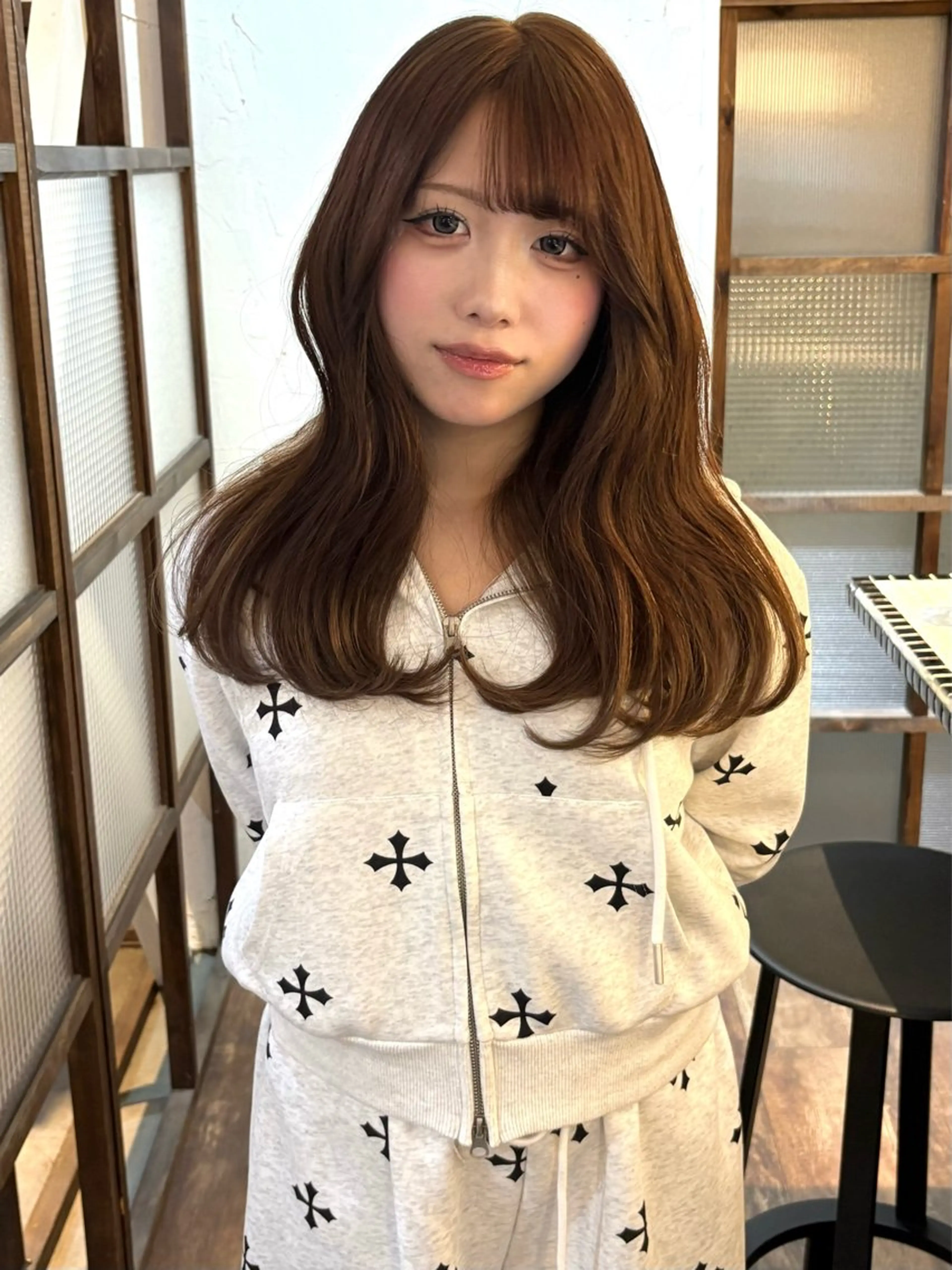 ロング ヘアカラー Miyazaki Minoriのヘアスタイル