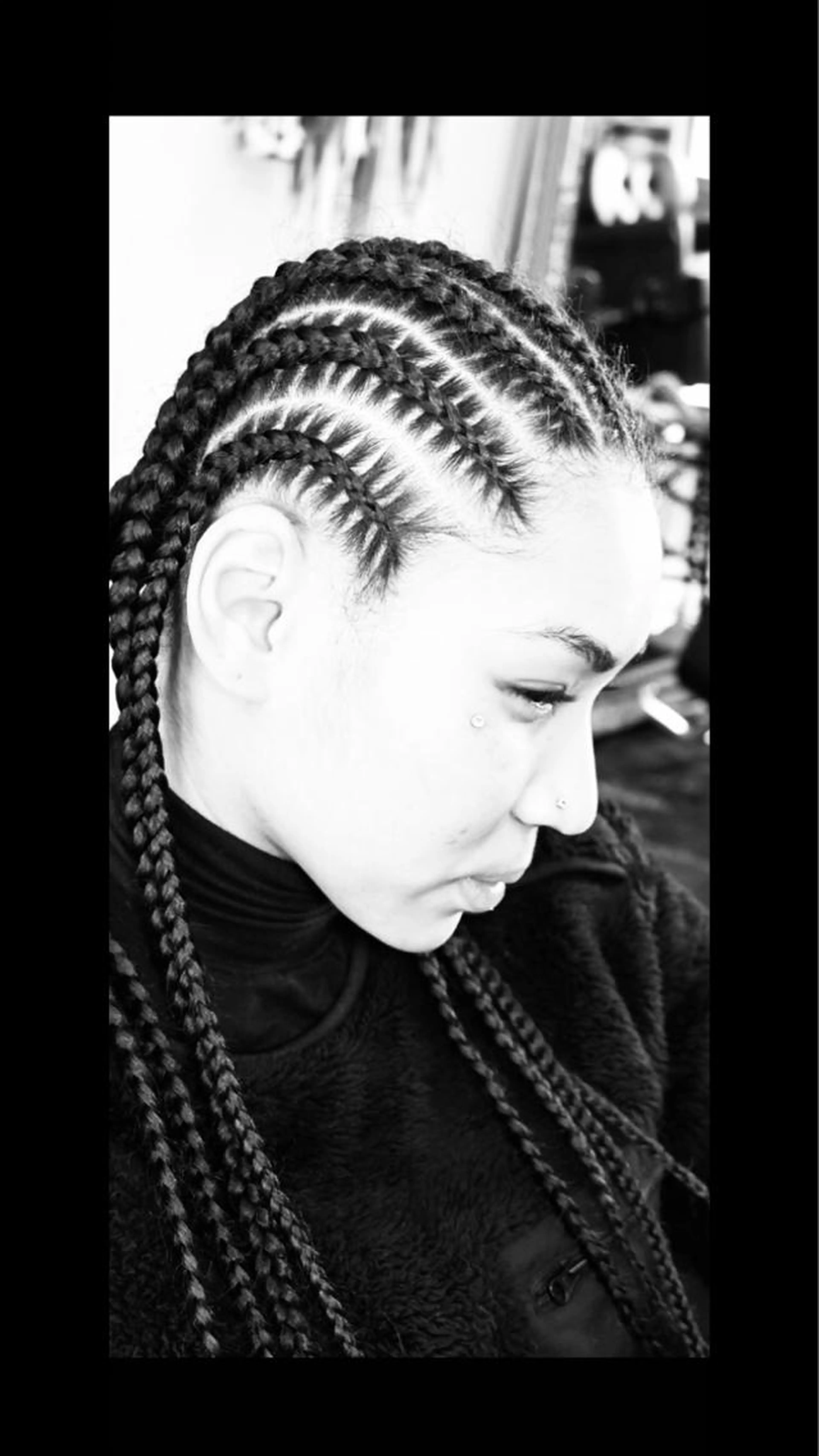 Cornrows ヘアアレンジの写真