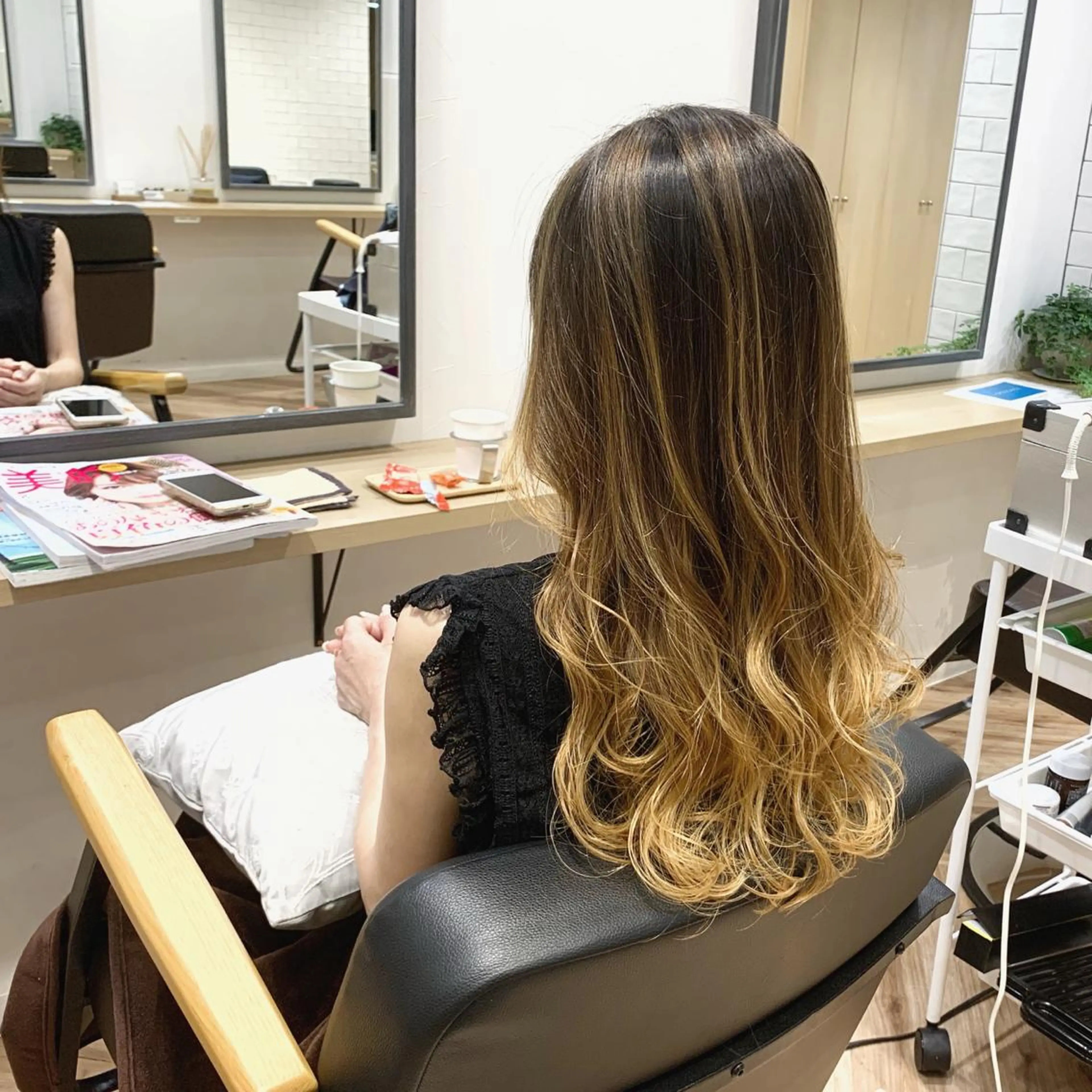 ロング カラー 原山 直人のヘアスタイル