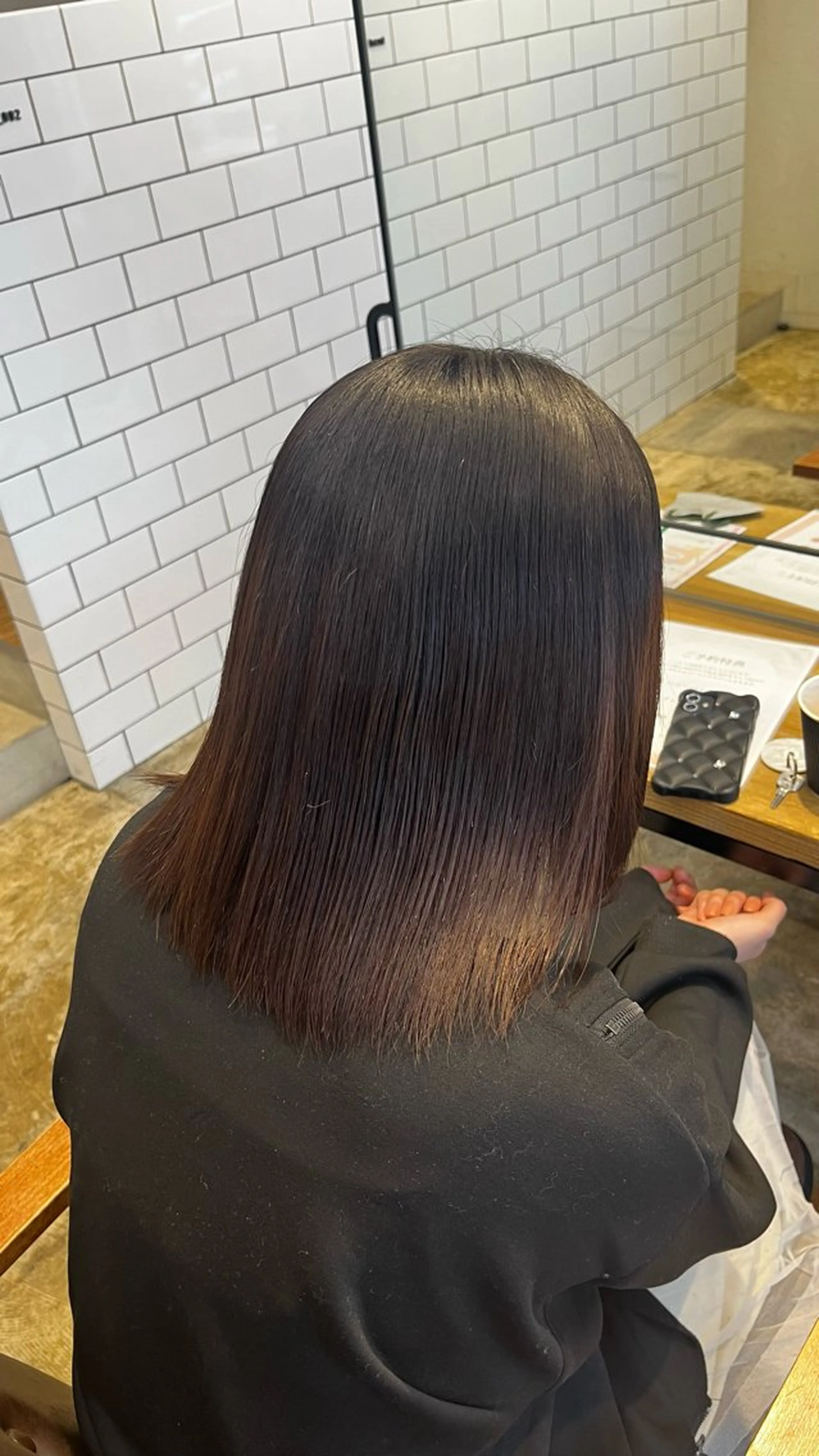 ショート パーマ 坂下 かのんのヘアスタイル