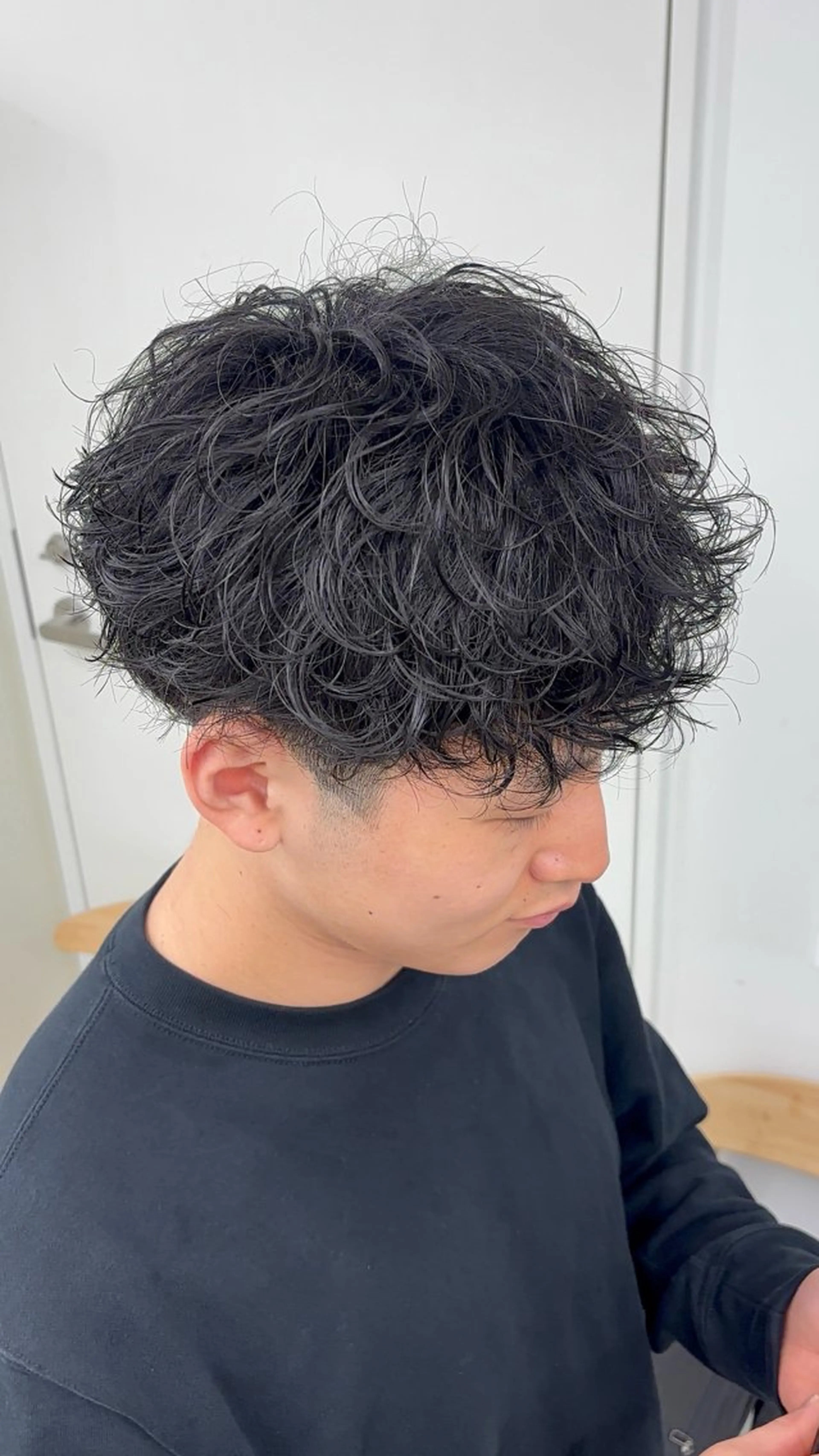 ショート パーマ メンズ カット パーマ 名古屋メンズパーマ /松井生のヘアスタイル