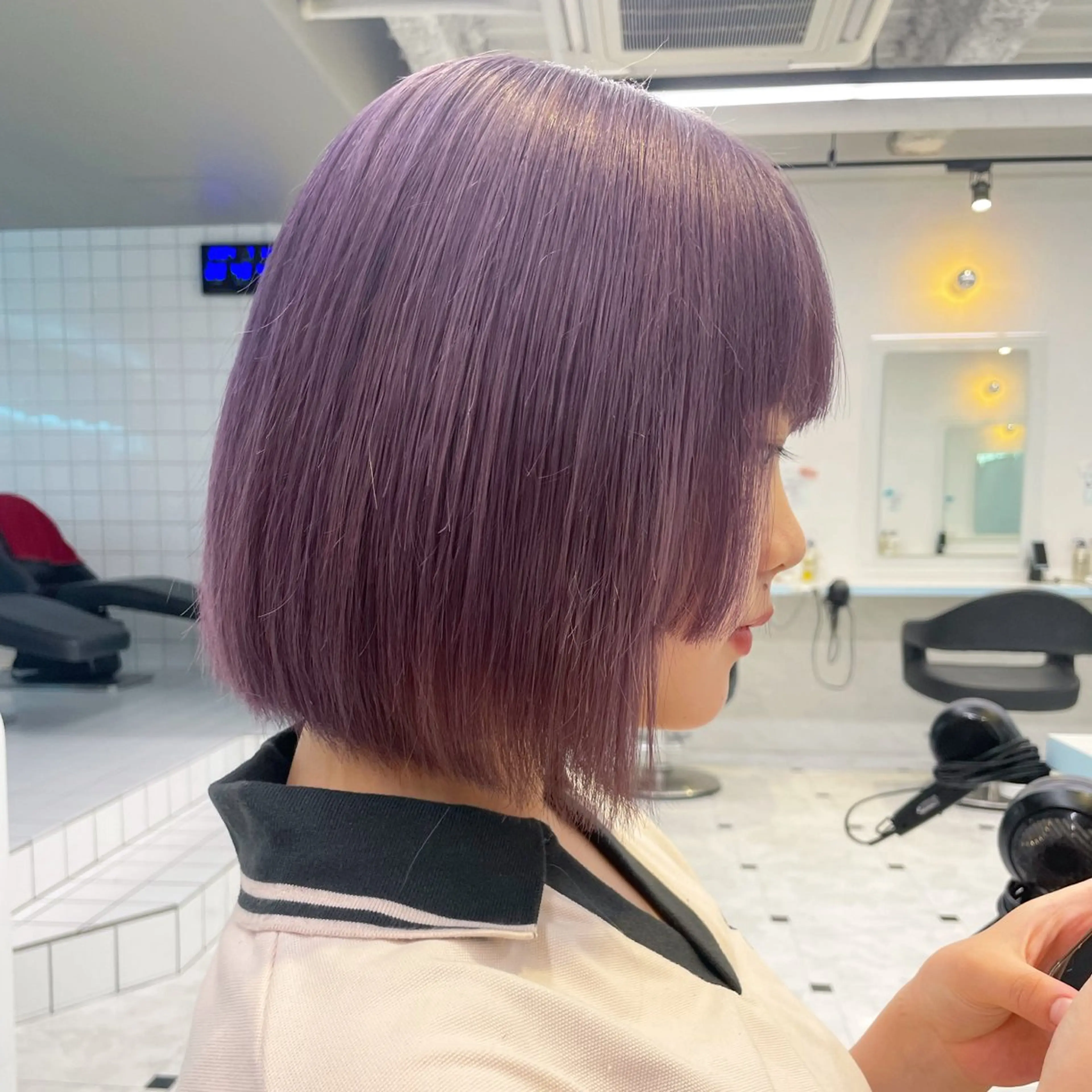 ミディアム カラー 【美髪矯正/絹髪】 🎀hinano🎀のヘアスタイル