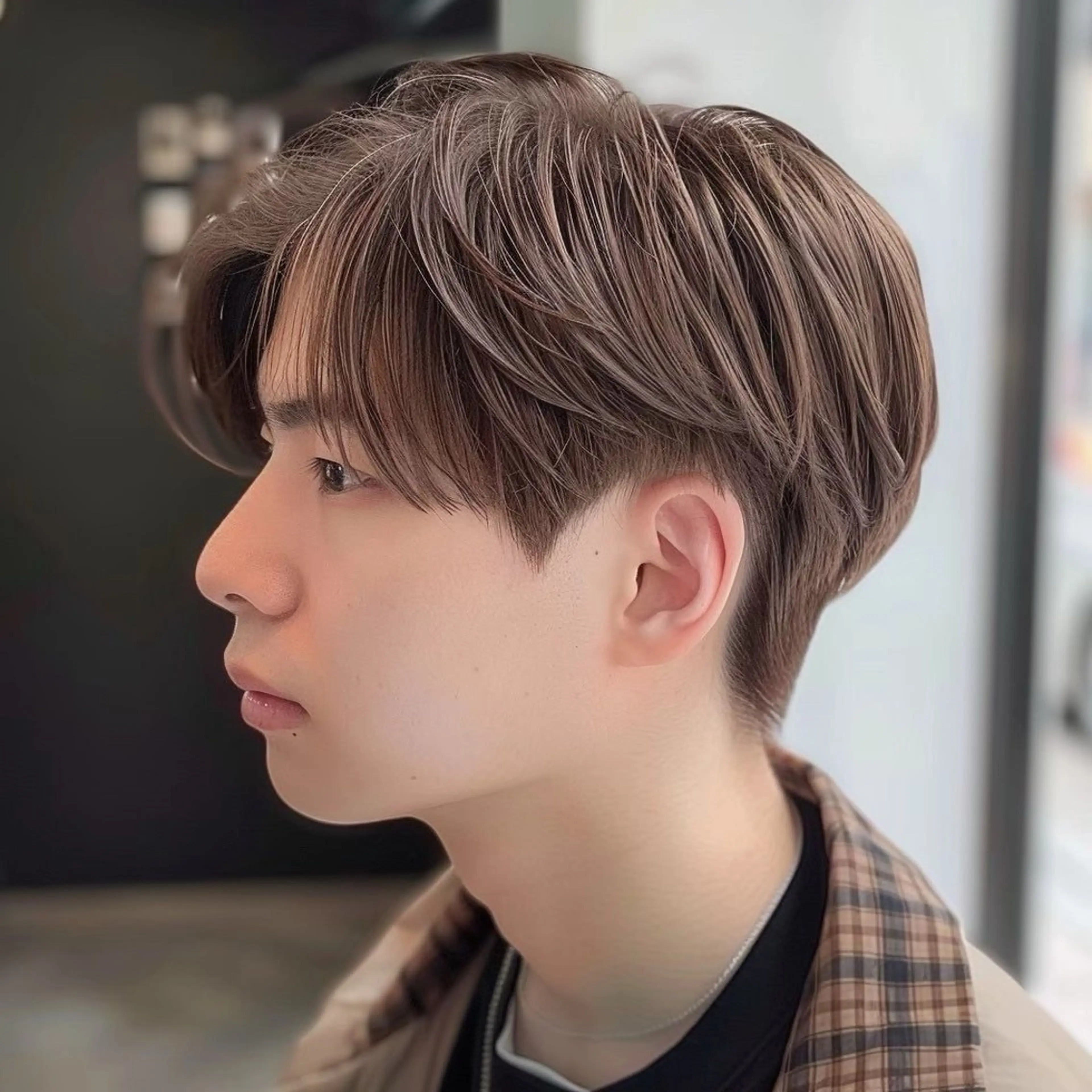 メンズ はるか/阪急茨木/髪 質改善/透明感カラーのヘアスタイル