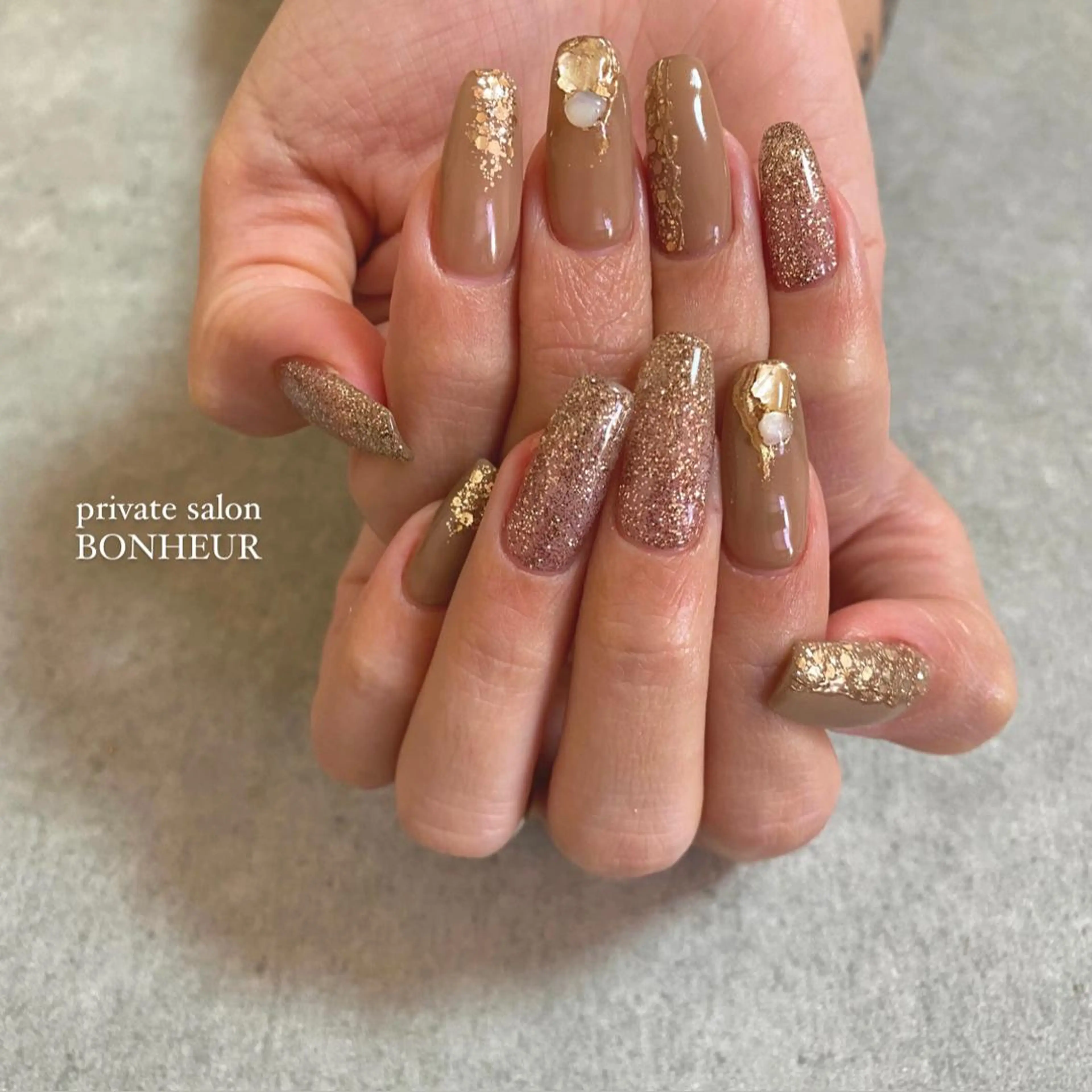 ネイル ハンドネイル BONHEUR Annaのネイルデザイン