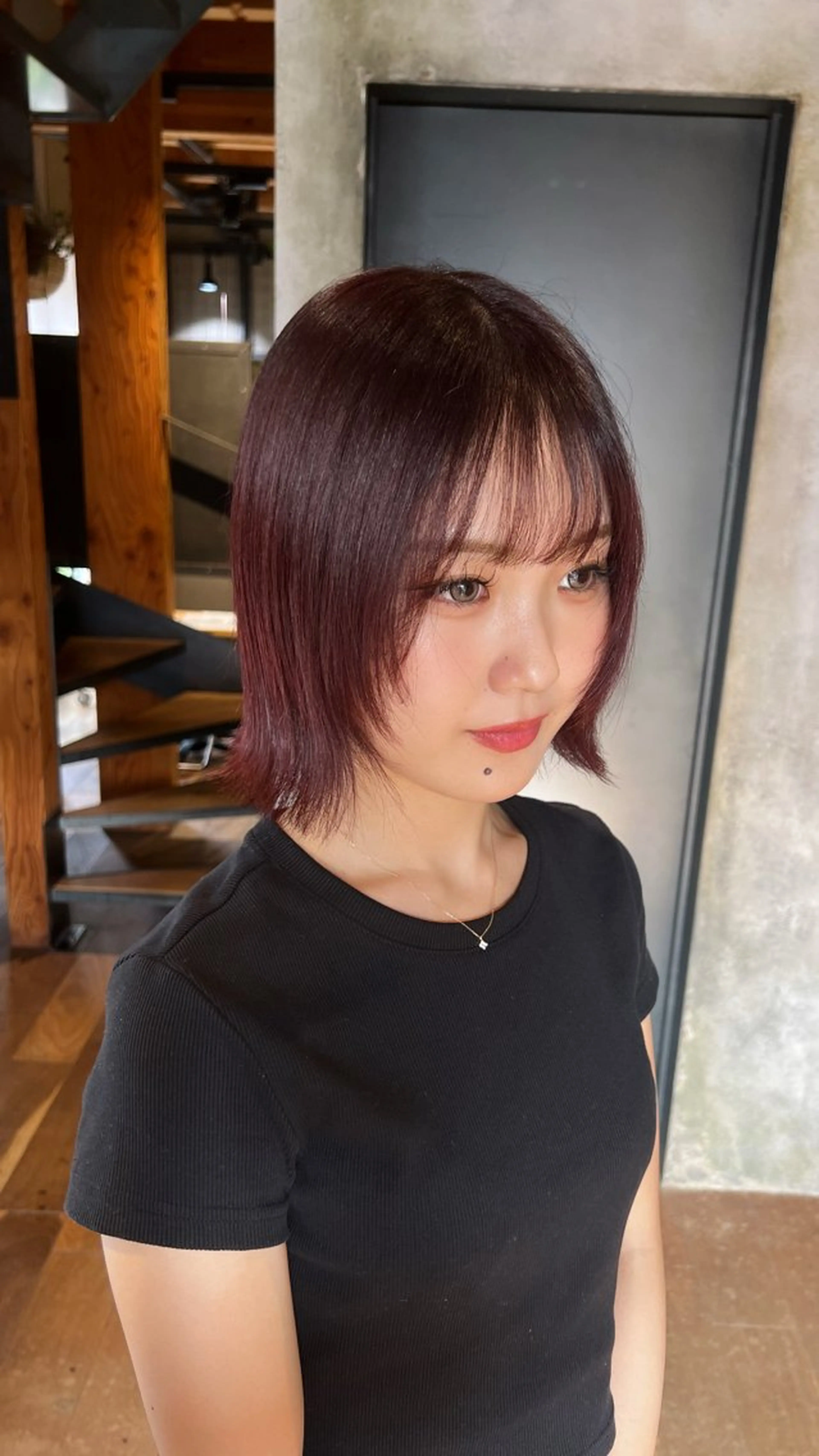 ショート カラー レッドカラー ボブ 鳳美容室 /yurikaのヘアスタイル