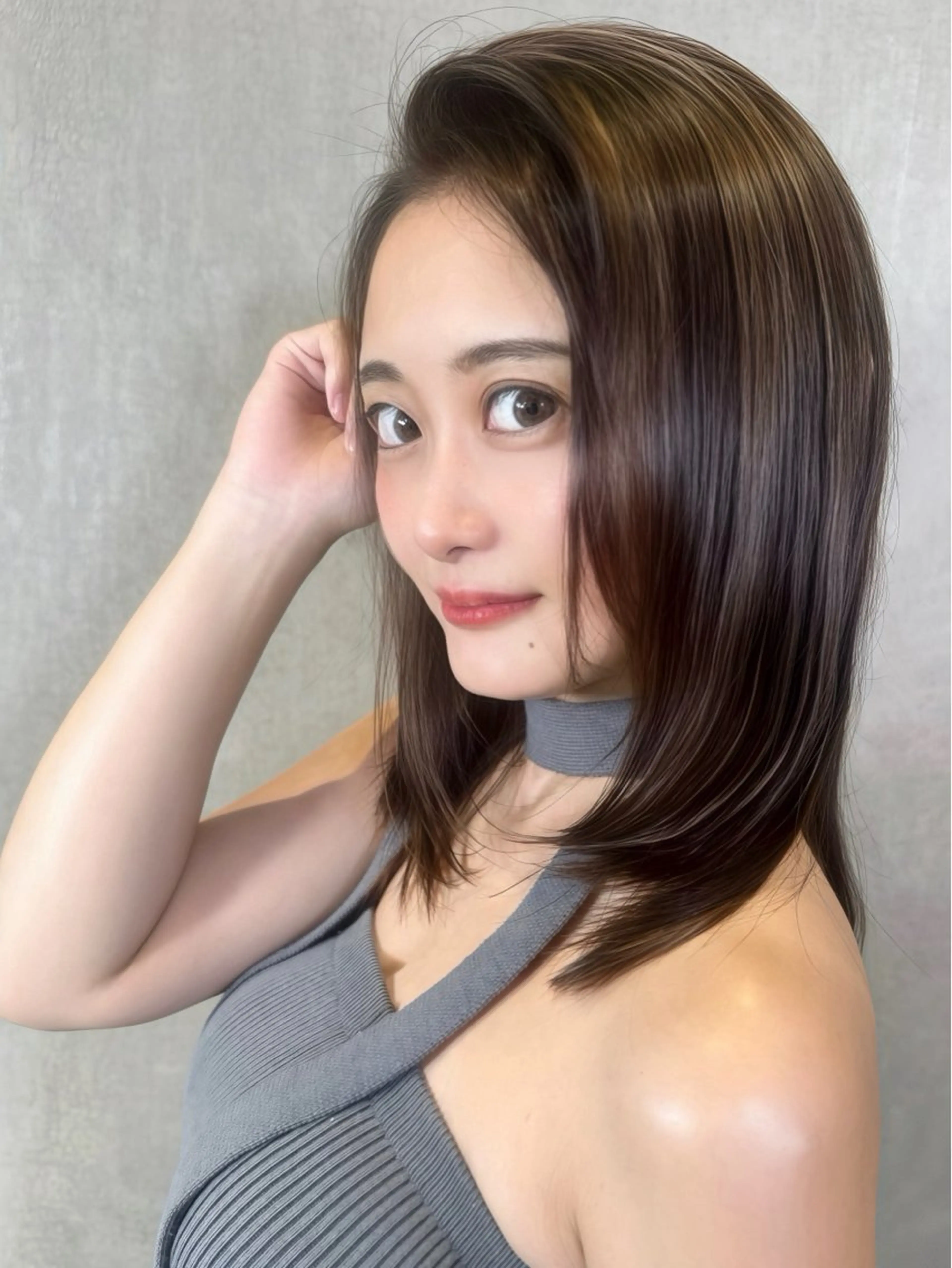 ミディアム ヘアカラー 村井隆仁/上品/ 海外風/栄/矢場町のヘアスタイル