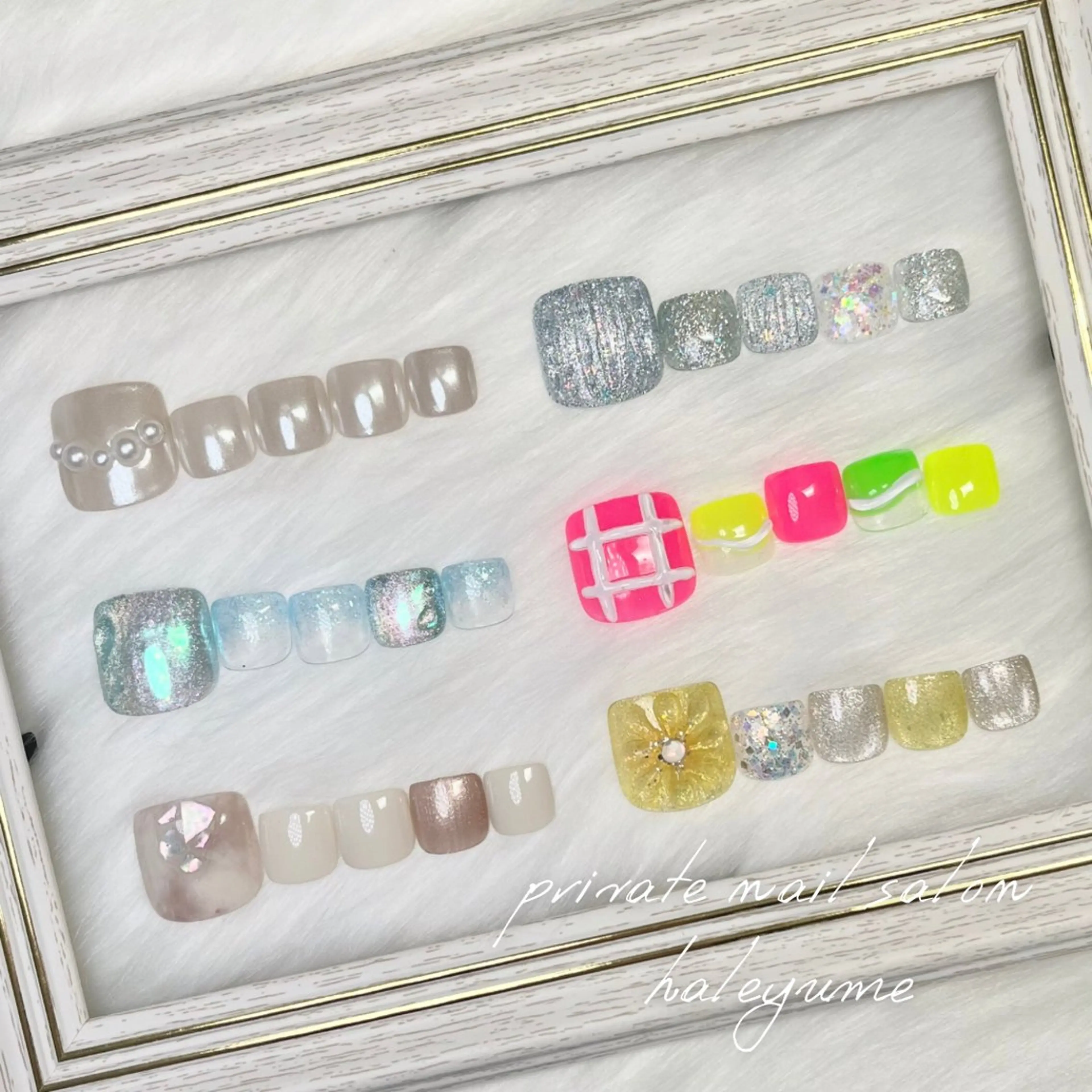 ネイル フットネイル haleyume所属・shino🌟 痛ネイルのネイルデザイン