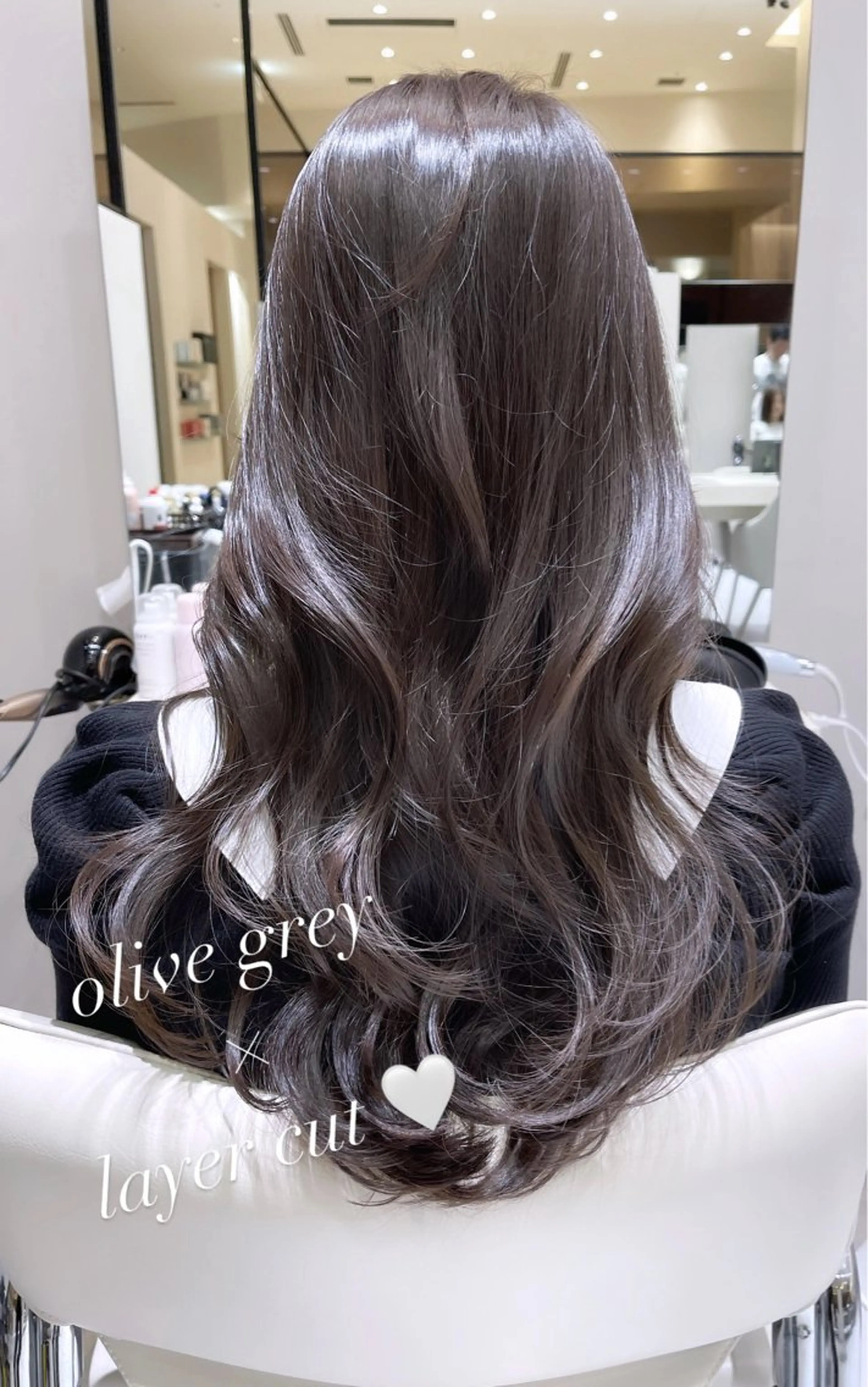 ロング カラー カット ヘアカラー トリートメント k-two top stylist 林原のヘアスタイル