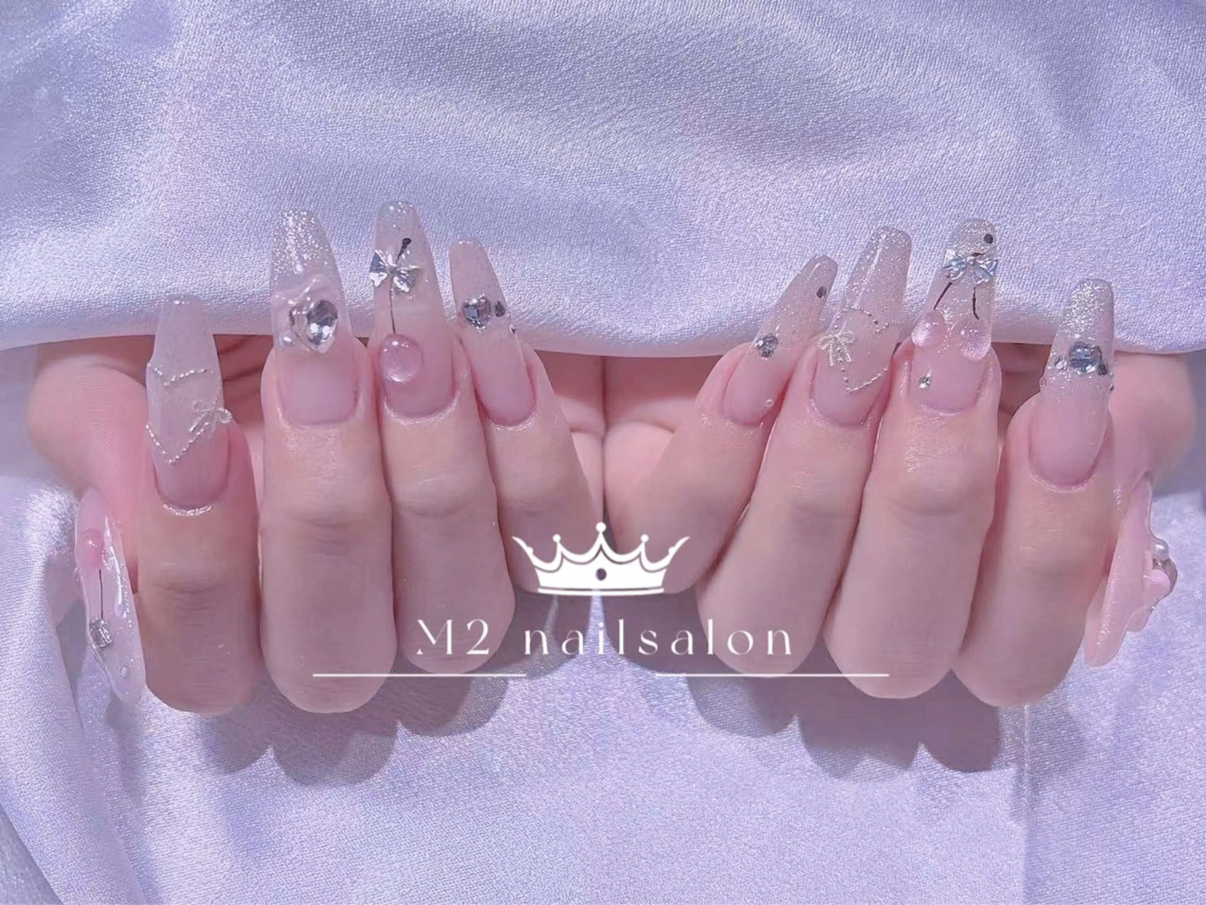 ネイル ハンドネイル 長さだし専門店 M2　rikaのネイルデザイン