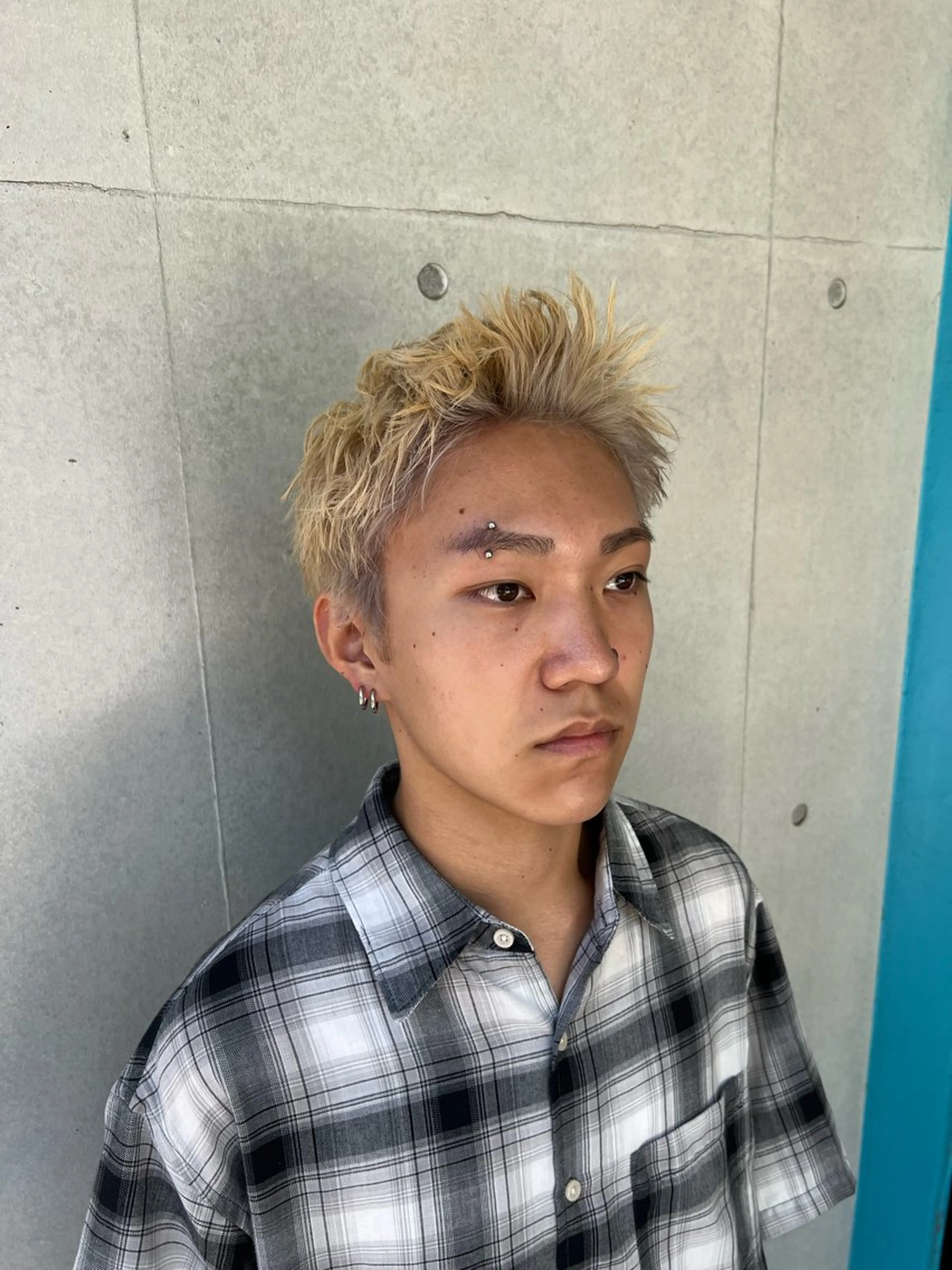 ショート カラー メンズ 湘南のパーマ職人 🔥清水琉葵🔥のヘアスタイル