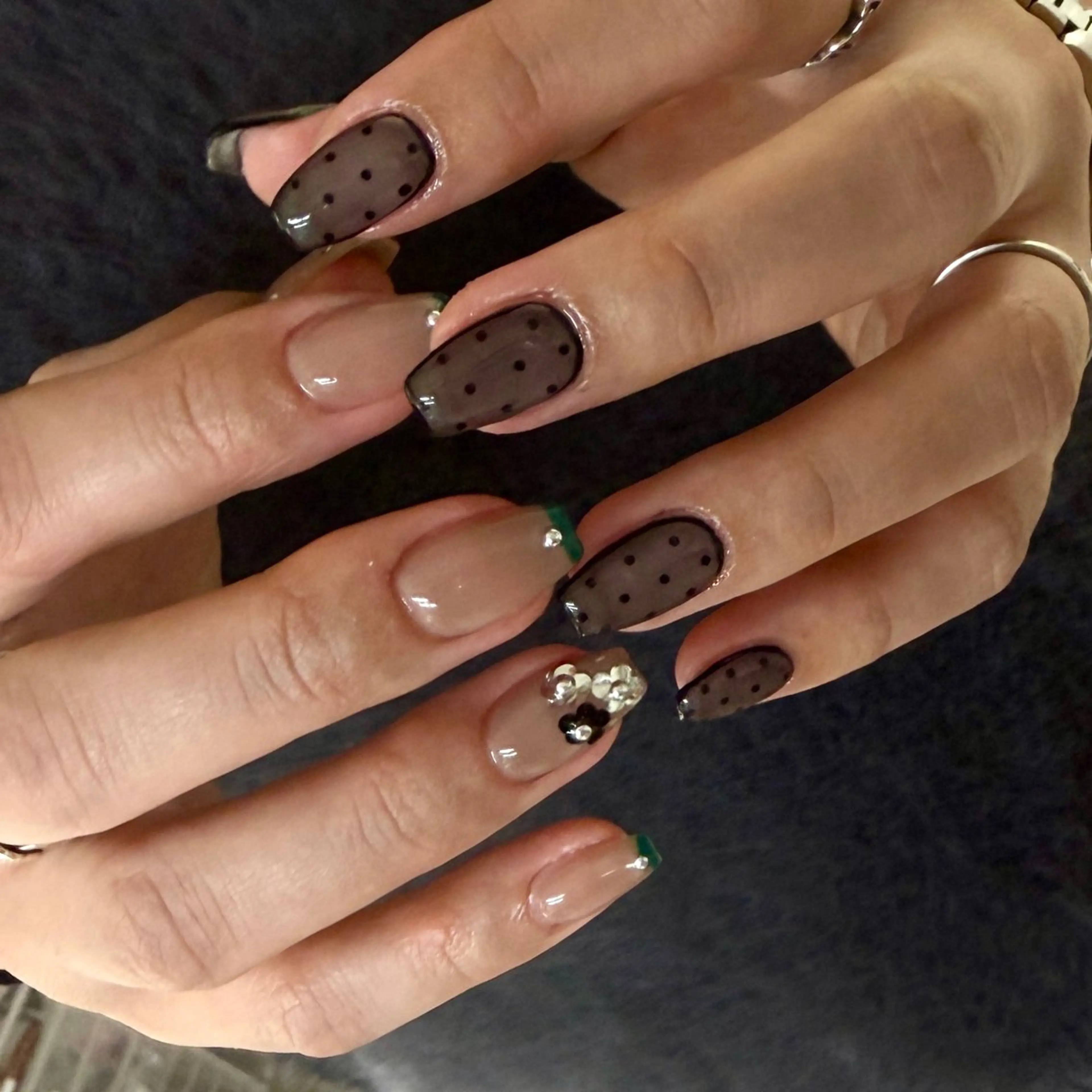 handジェル120分やり放題/持ち込みデザインok!時間内ミラーマグネットアートやり放題/初回オフ無料の写真