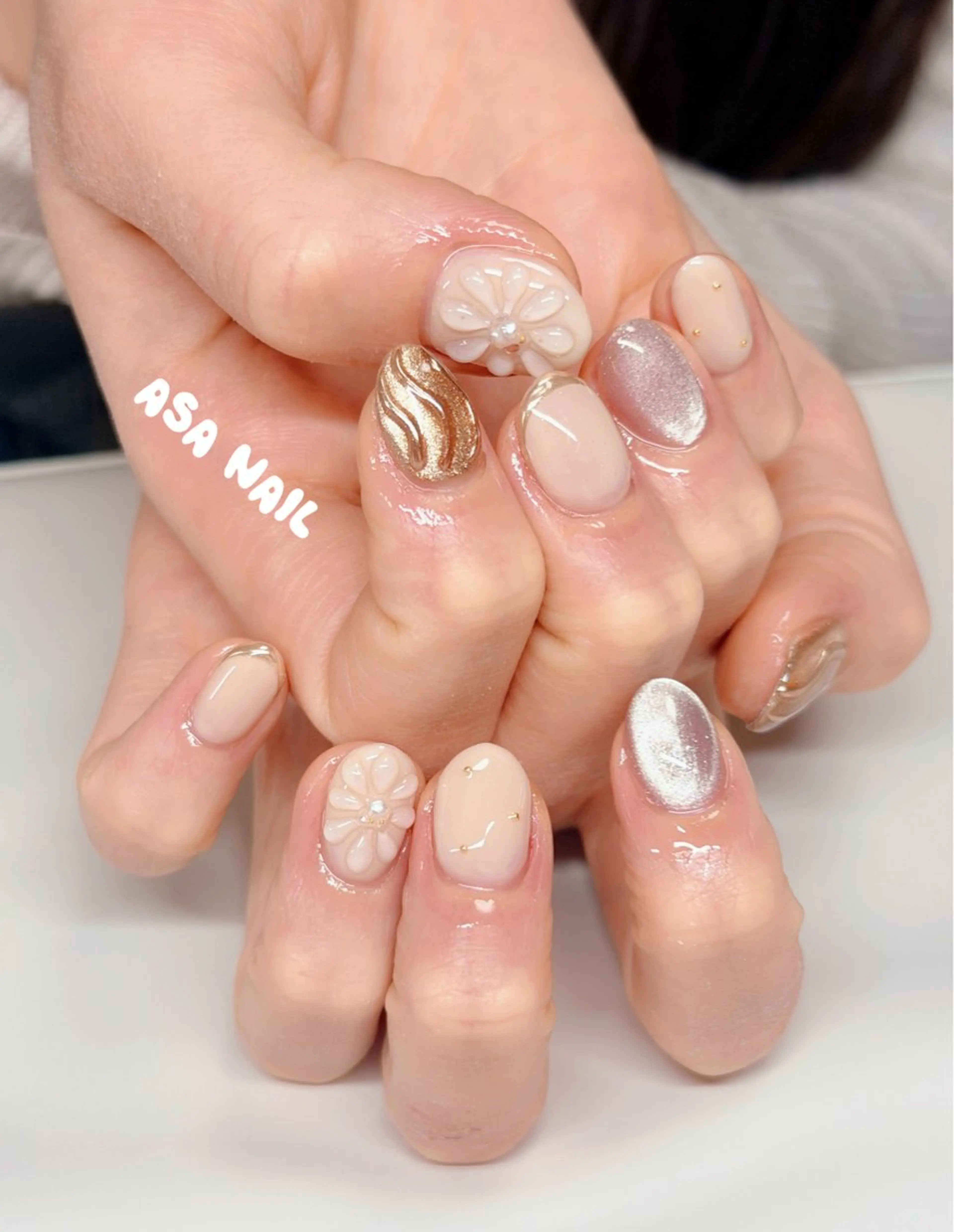 ネイル ハンドネイル Asa Nail 亀戸 平井のネイルデザイン