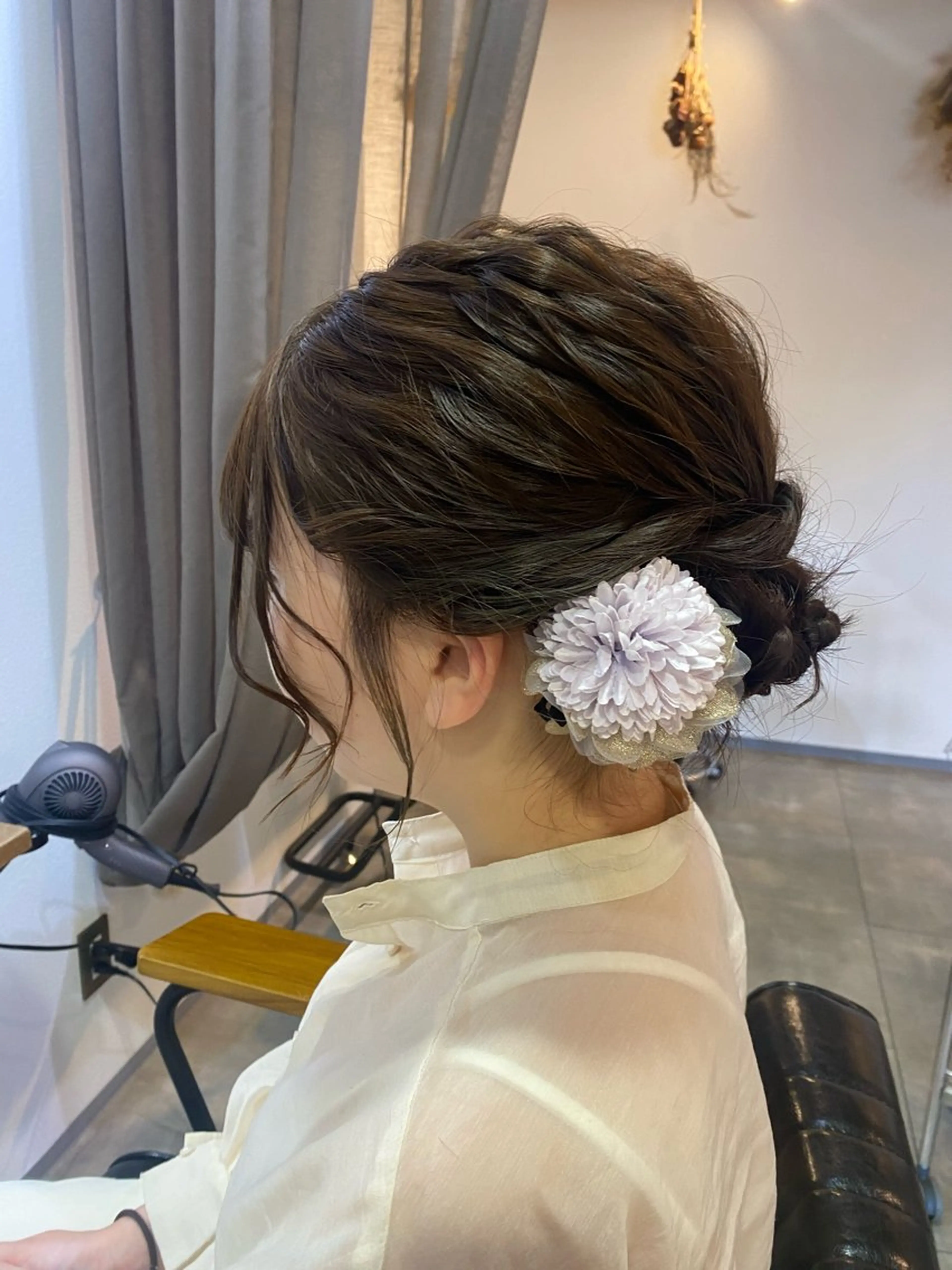 ミディアム ヘアアレンジ ヘアセット maya マヤのヘアスタイル