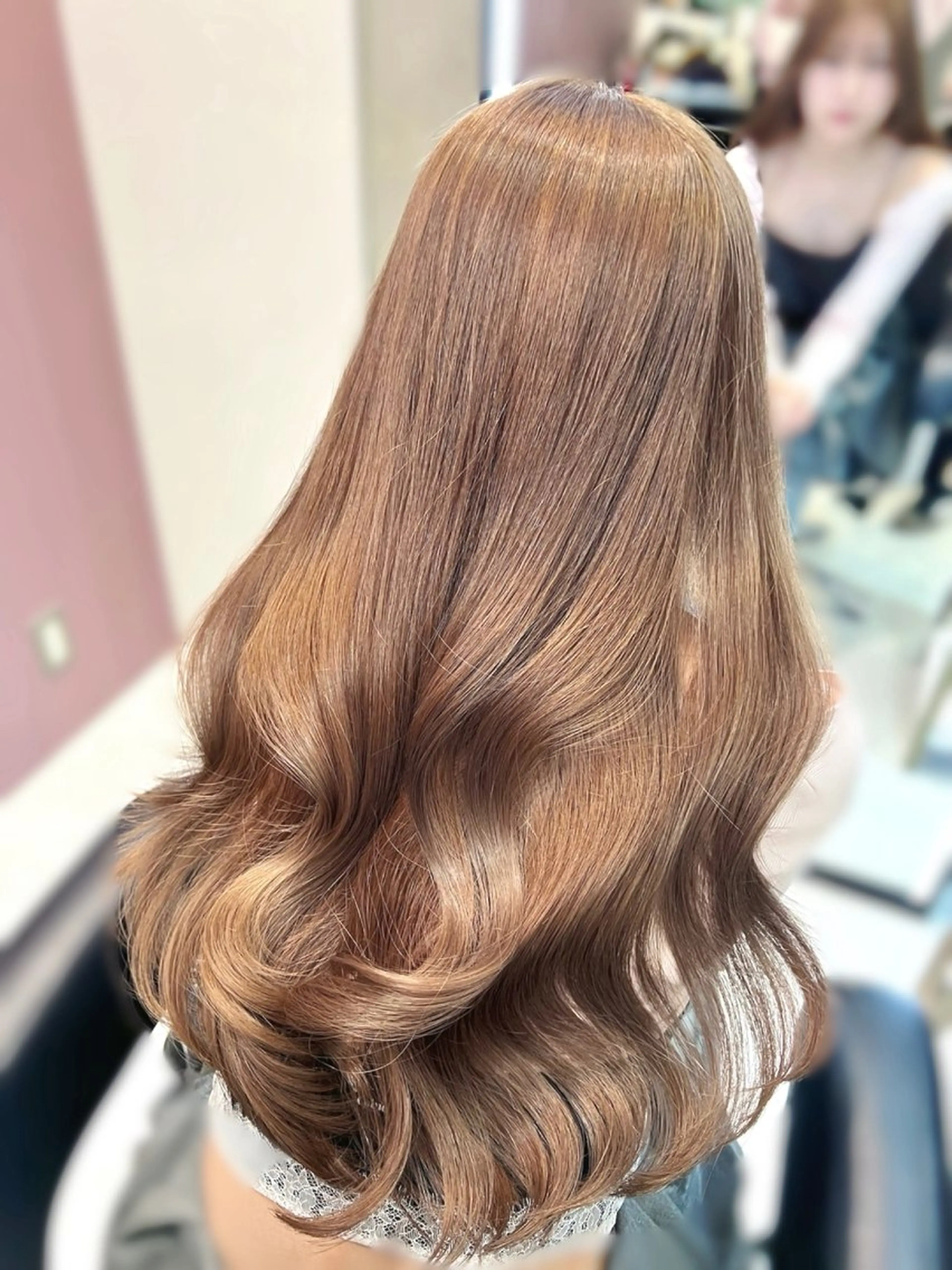 ロング カット ヘアカラー トリートメント ナナ♡レイヤーカット ♡似合わせカラーのヘアスタイル