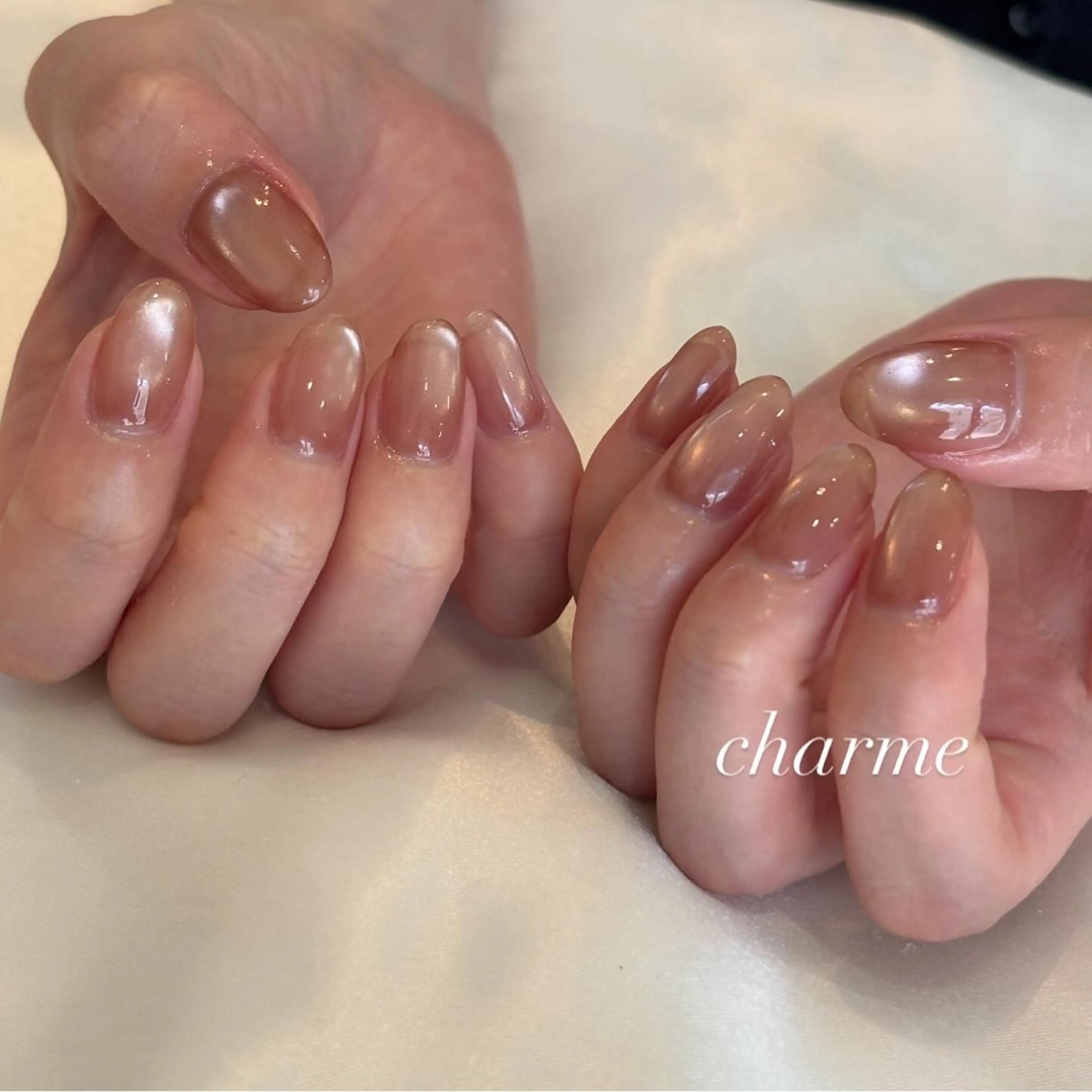 ネイル マグネットネイル ハンドネイル charme nailのネイルデザイン